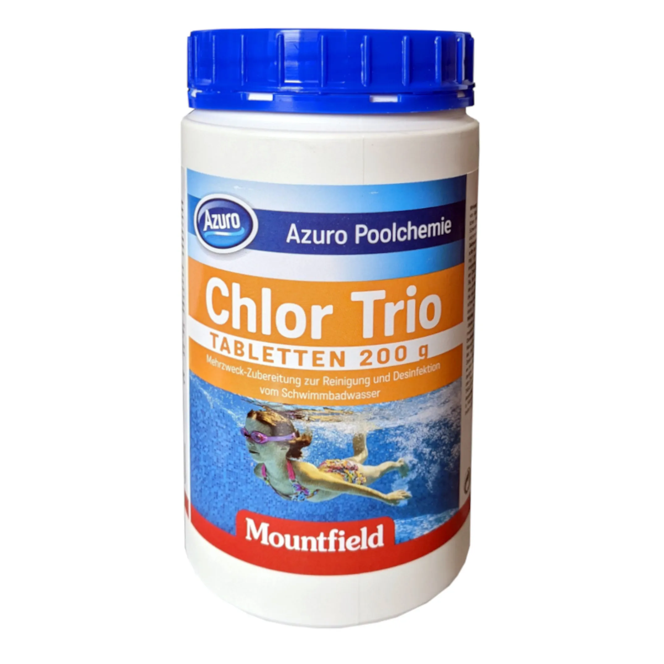Mountfield Wasserreinigungstabletten - Azuro Chlor Trio 1kg