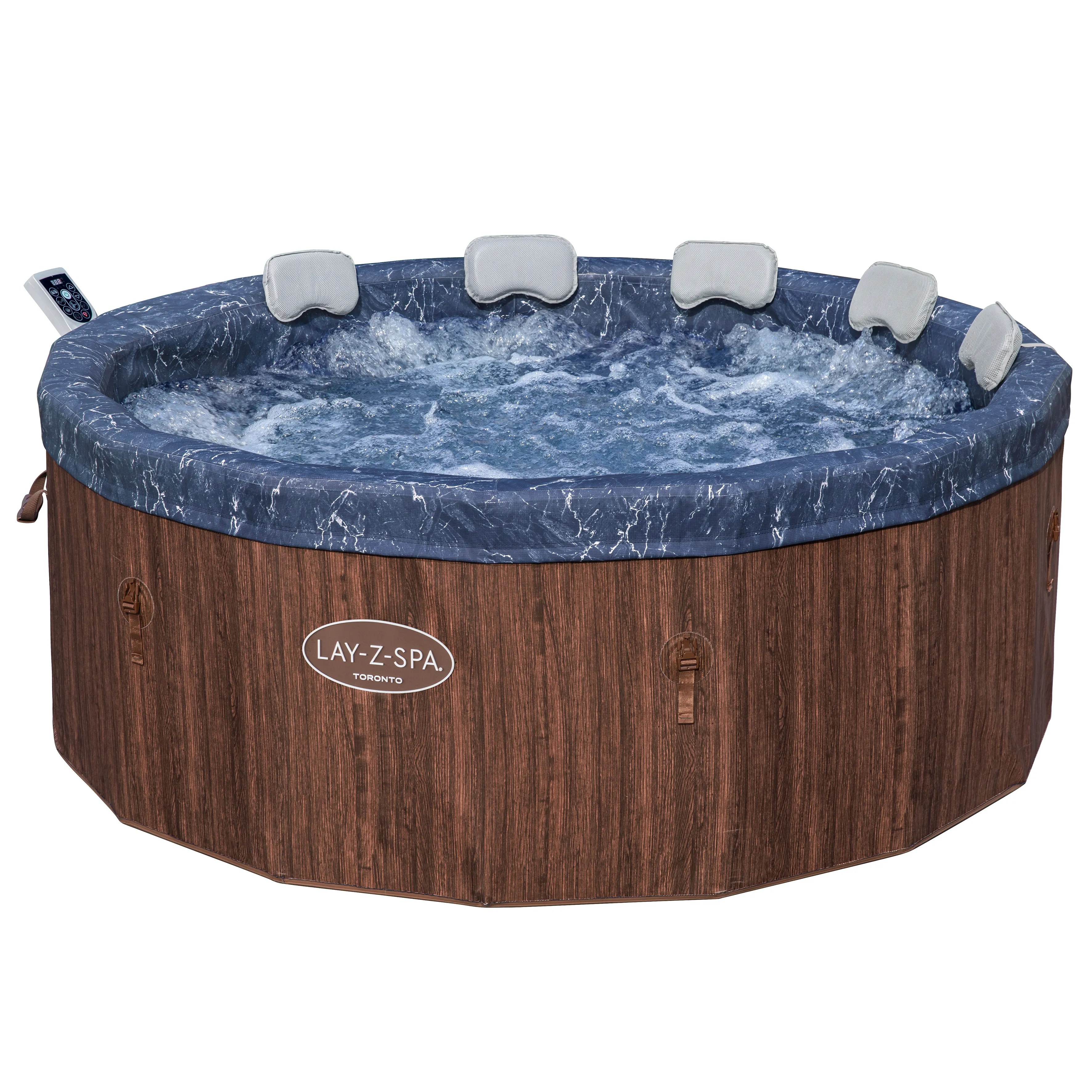Bestway LAY-Z-SPA® Energiespar WLAN Whirlpool Toronto AirJet™ für 7 Personen Ø190x70cm