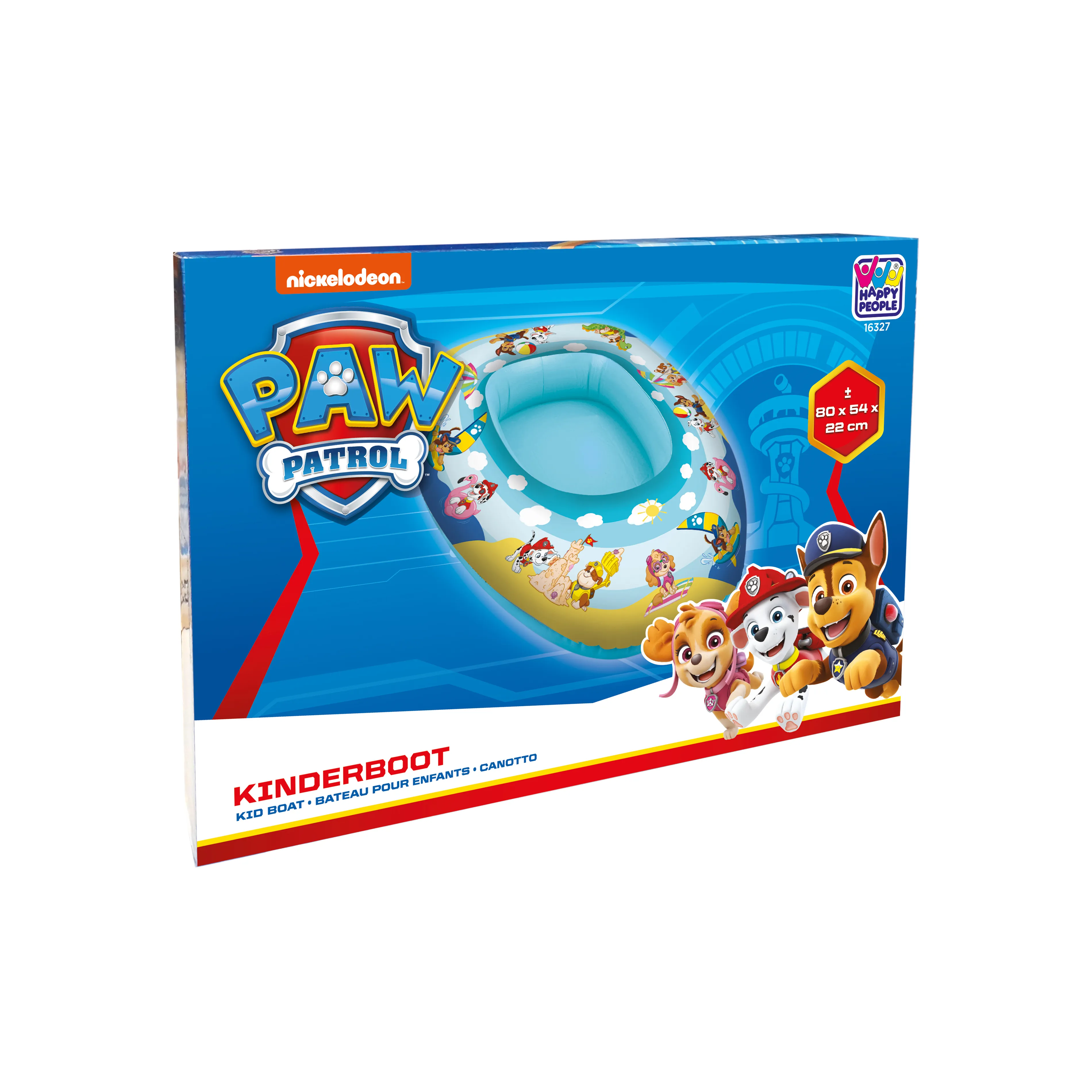 Happy People 16327 - Paw Patrol Kinderboot (ca. 80x54x22 cm)