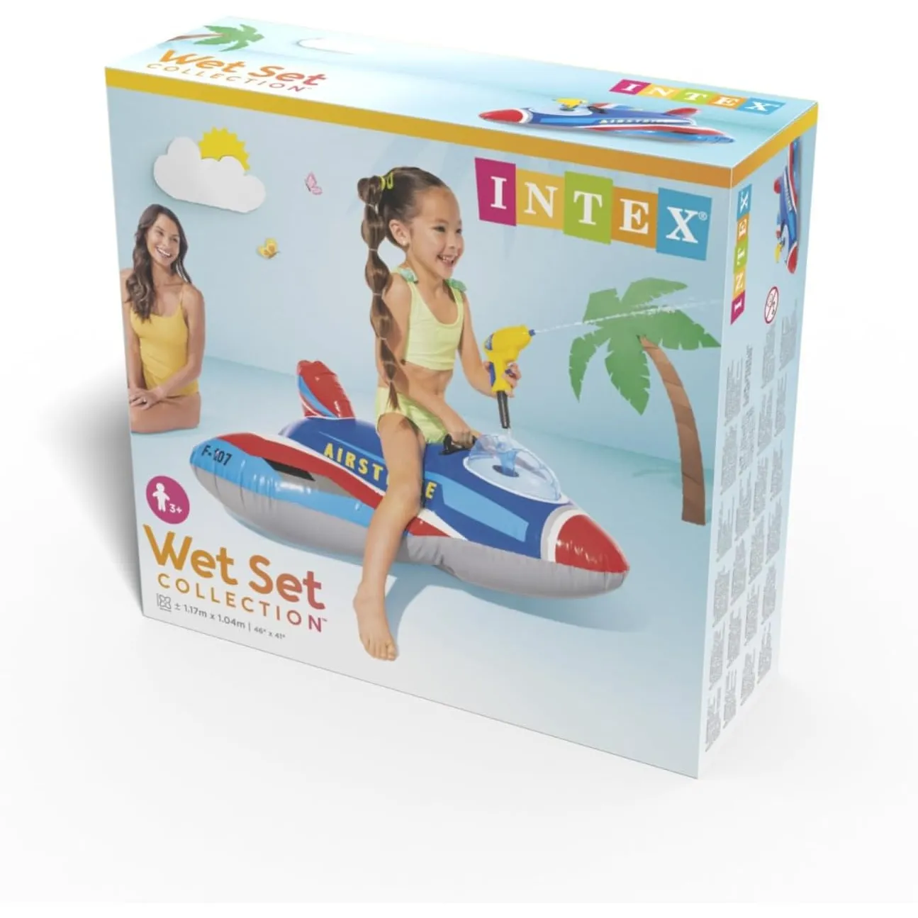 Intex 57531NP Ride-On - Jet Fighter 117x104cm