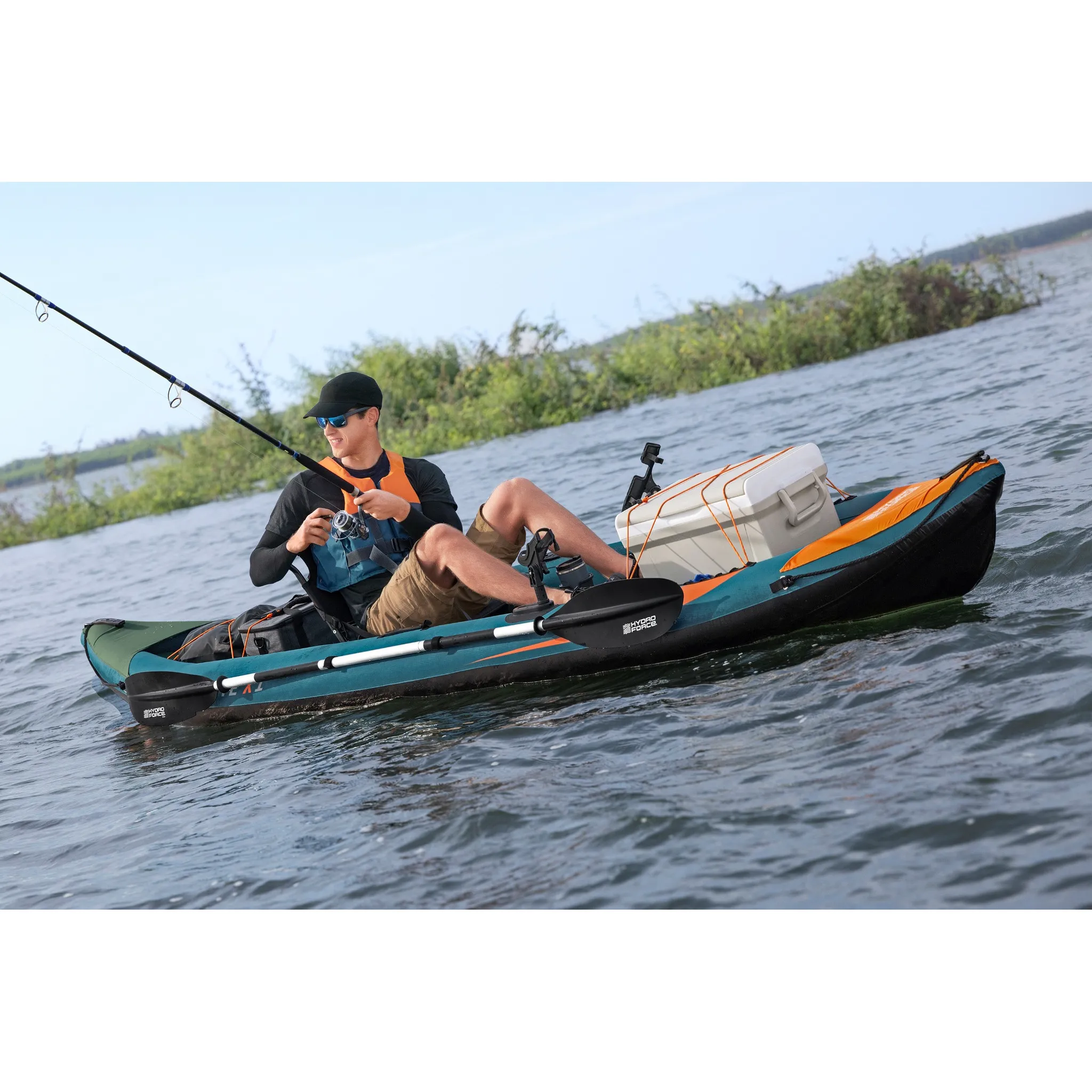 Bestway® Hydro Force® Kajak-Set Angler Elite™ 380x99x37cm