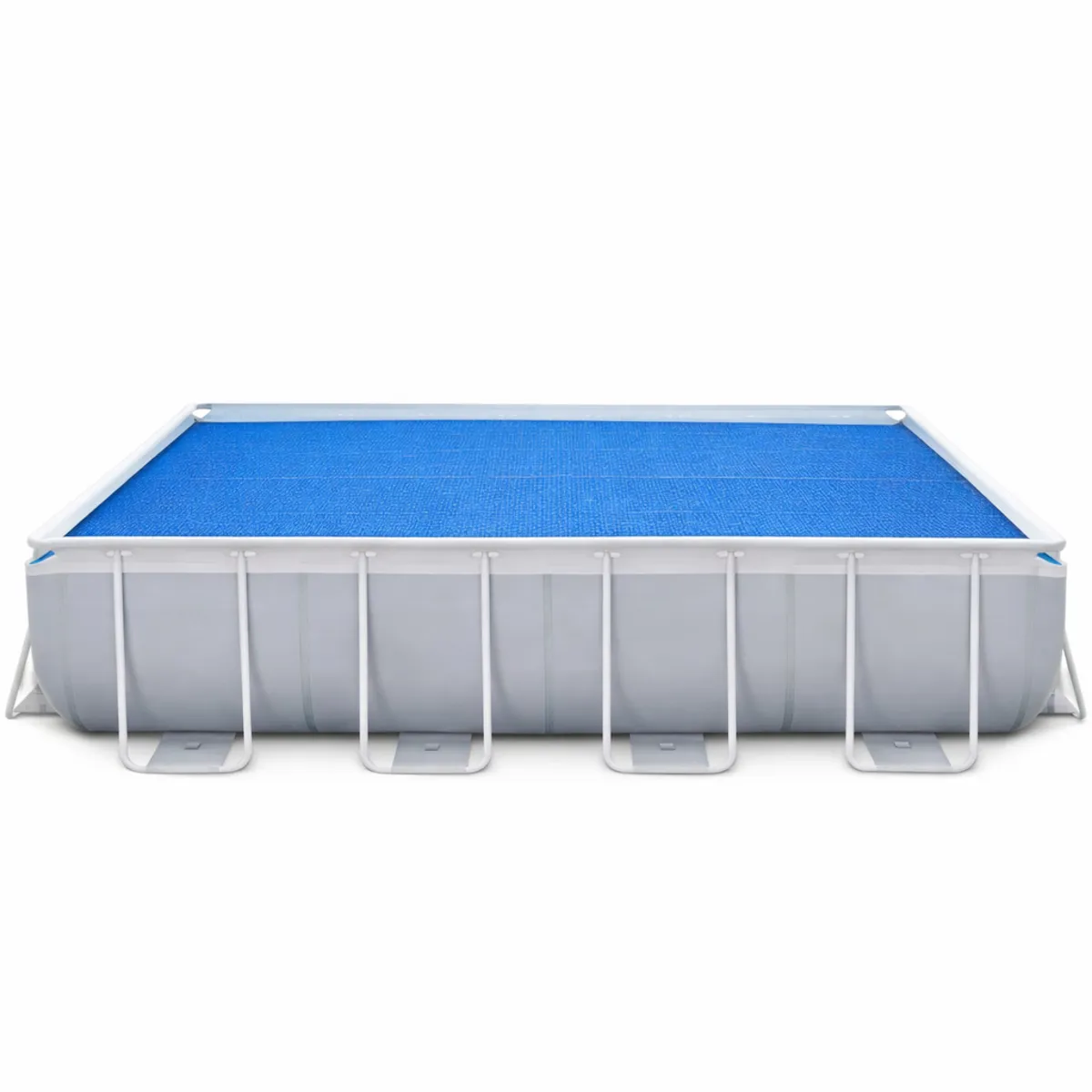Happy People 77563 Wehncke Solarabdeckplane für Stahlrahmenpools eckig, 549x274cm
