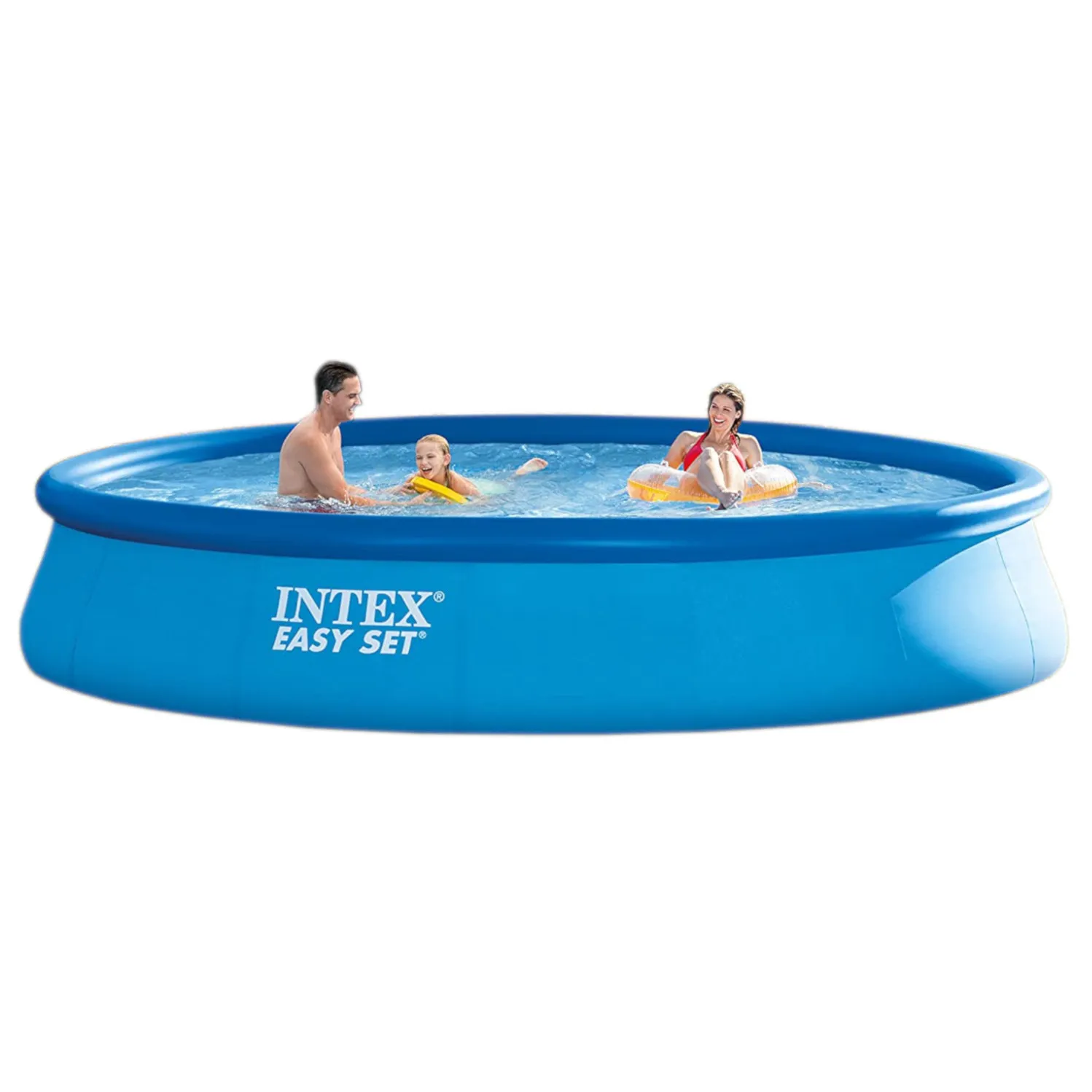 INTEX 28158GN - Easy Set Pool (457x84cm) + aufblasbare Schwimmtiere
