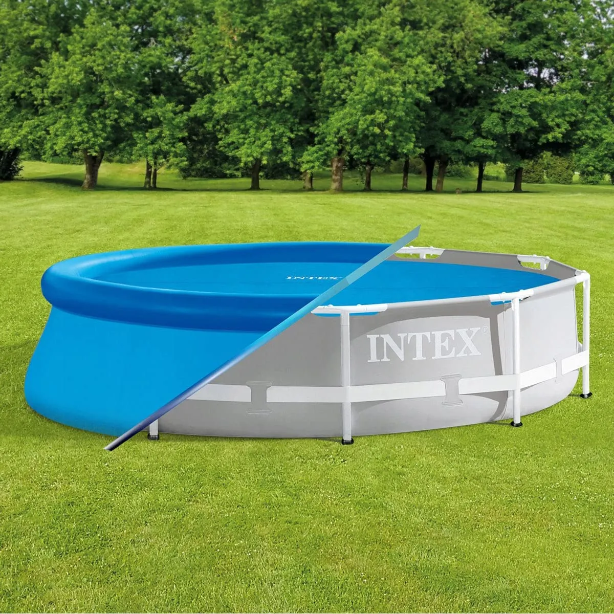 Intex 28015 Solarabdeckplane (Ø538cm) für Easy Set Pools Ø549cm
