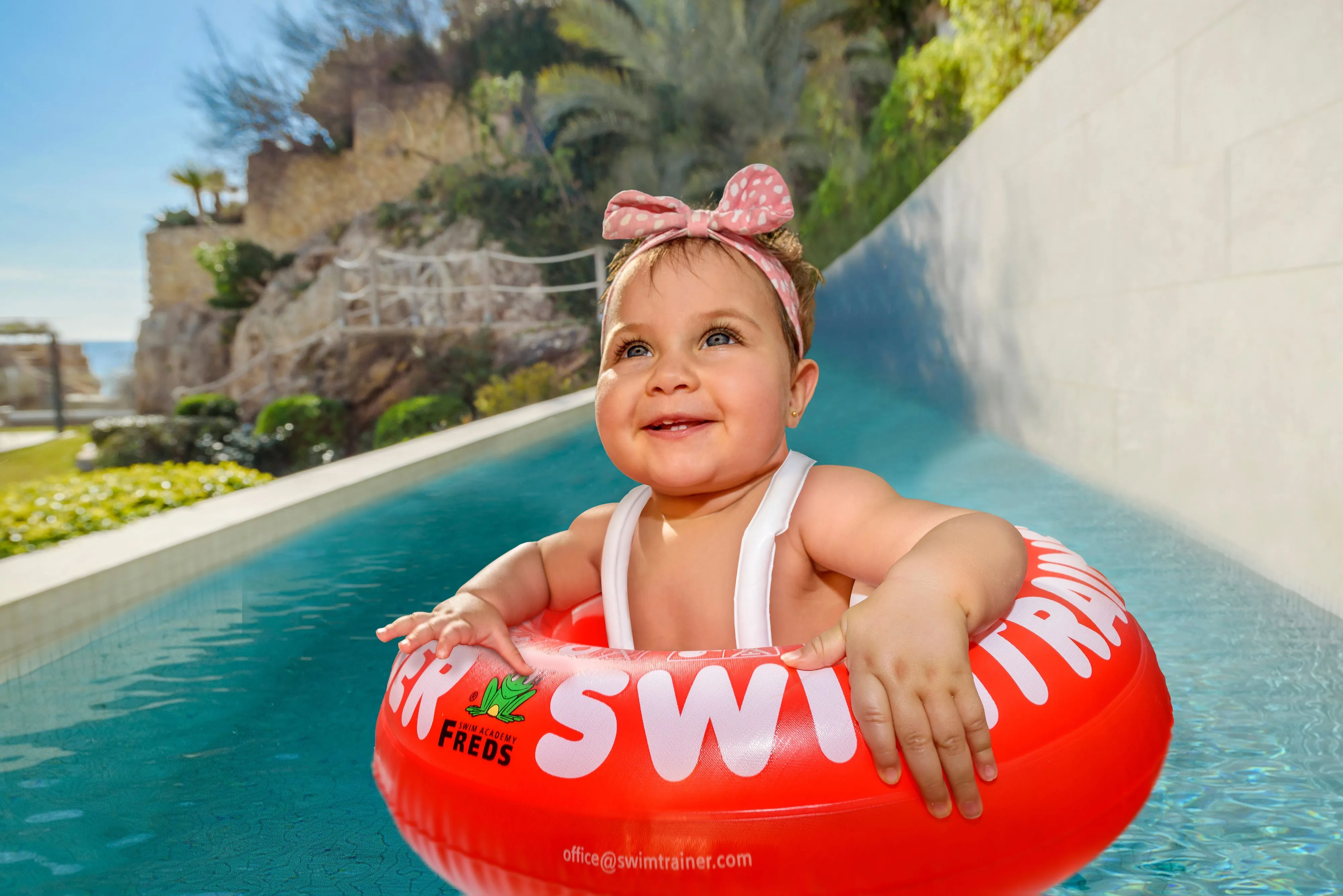 Freds Swim Academy - Schwimm-Trainer Classic rot - ab 3 Monaten