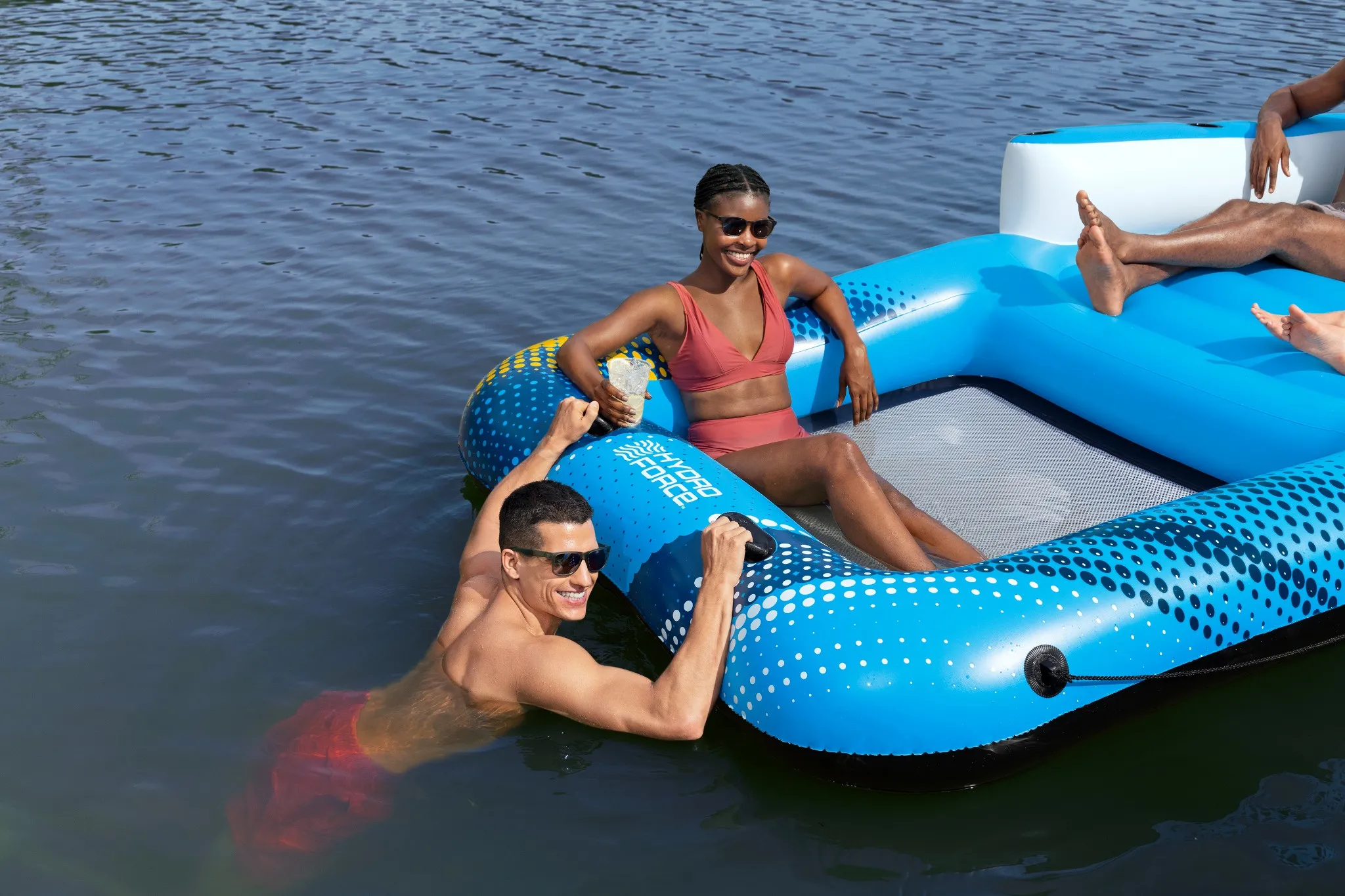 Bestway® Badeinsel Hydro Force® Summer Oasis™ 320x198cm, 4 Personen