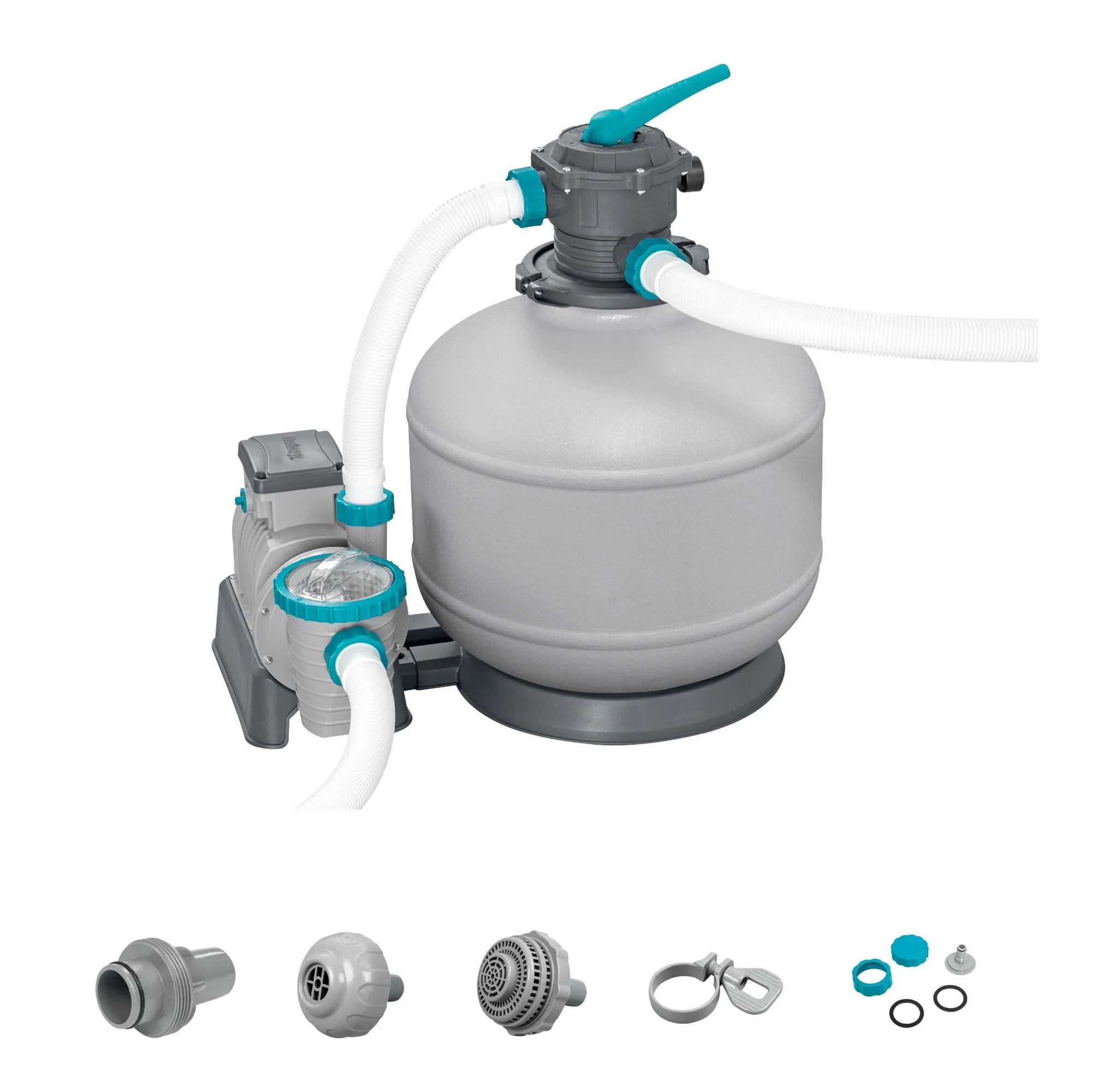 Bestway Sandfilteranlage mit Zeitschaltuhr 11.355l/h, 500W
