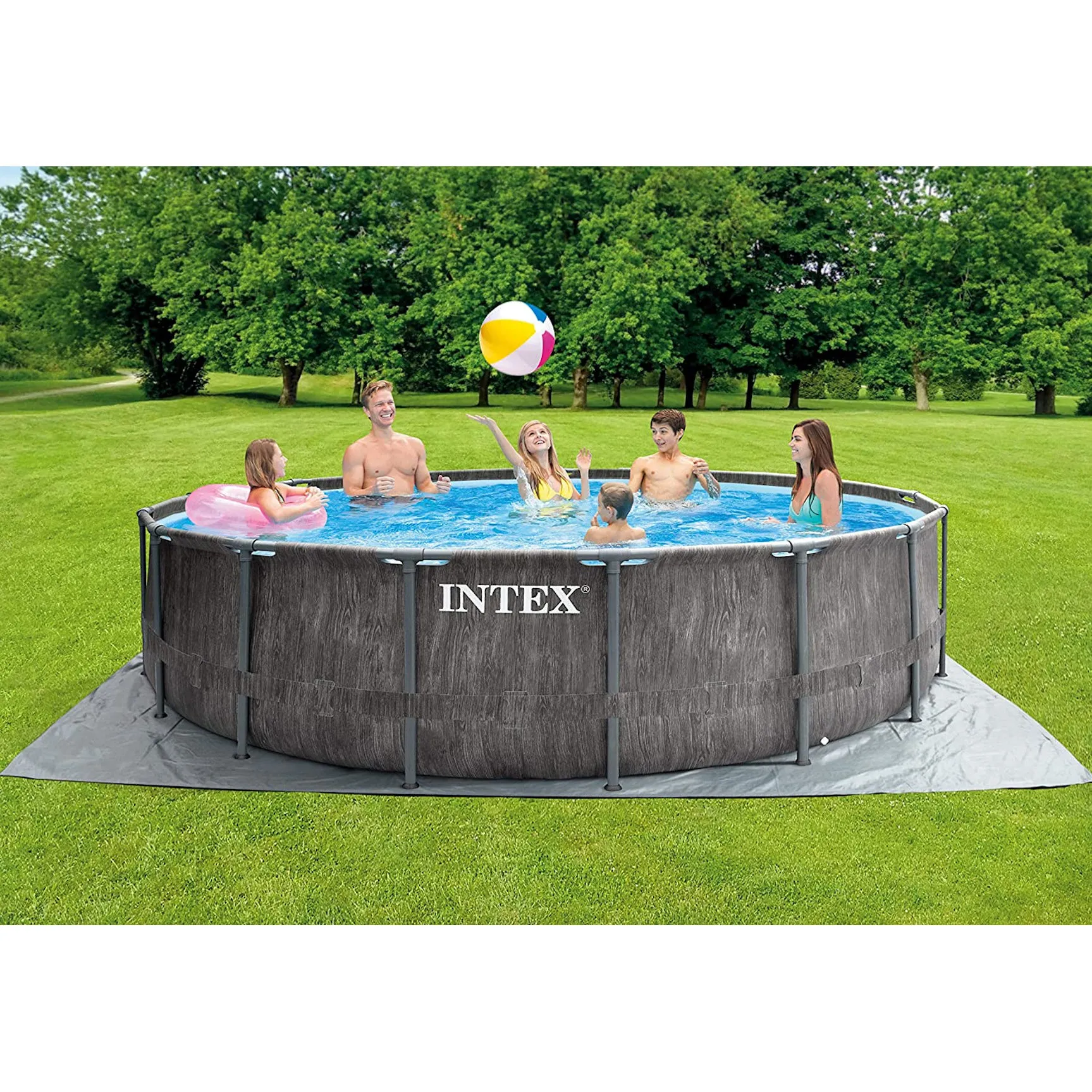 Intex Greywood Prism Frame Pool 457x122cm