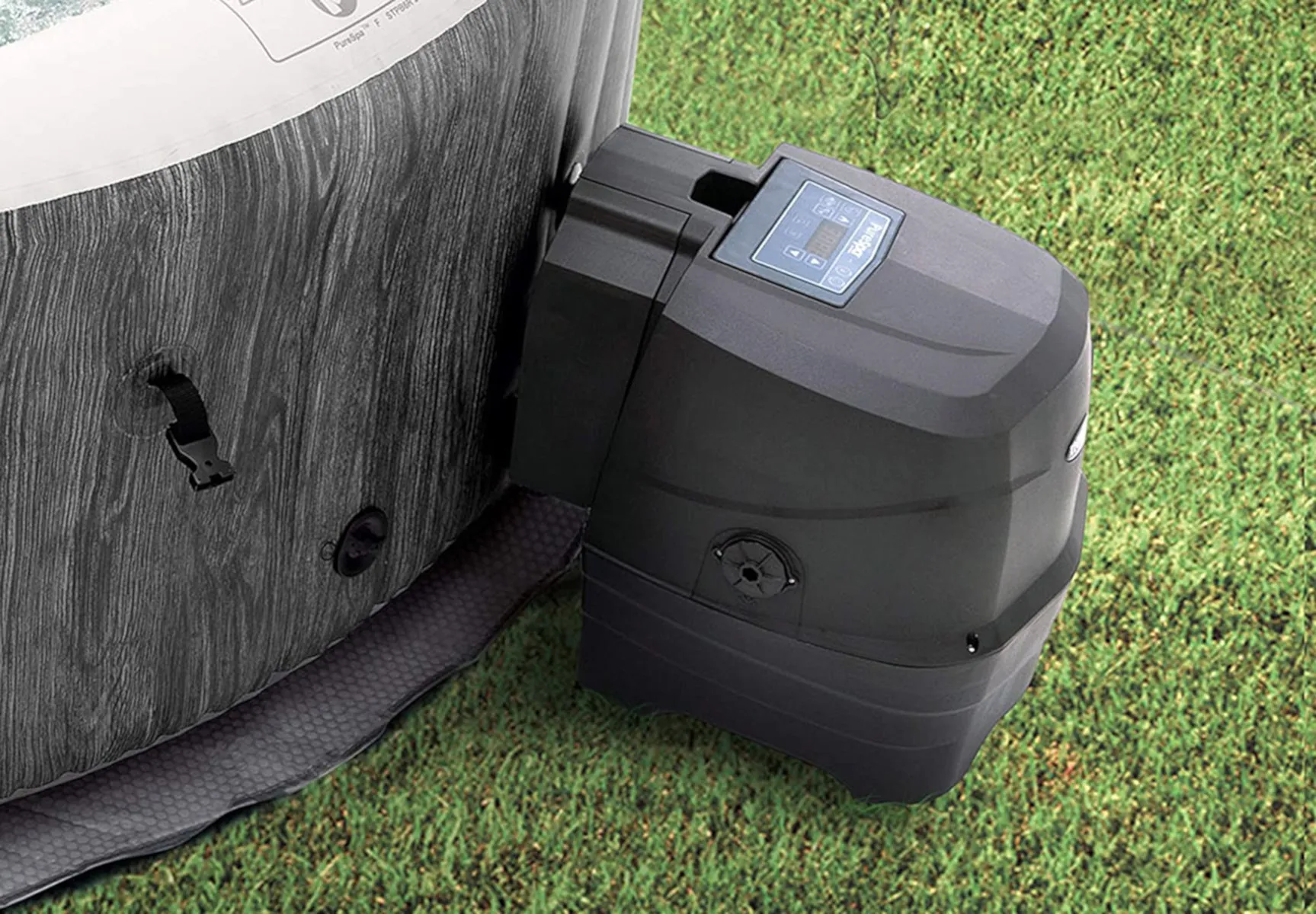 Intex Pool PureSPA Bubble "Greywood Deluxe" Whirlpool 196/145cm x 71cm