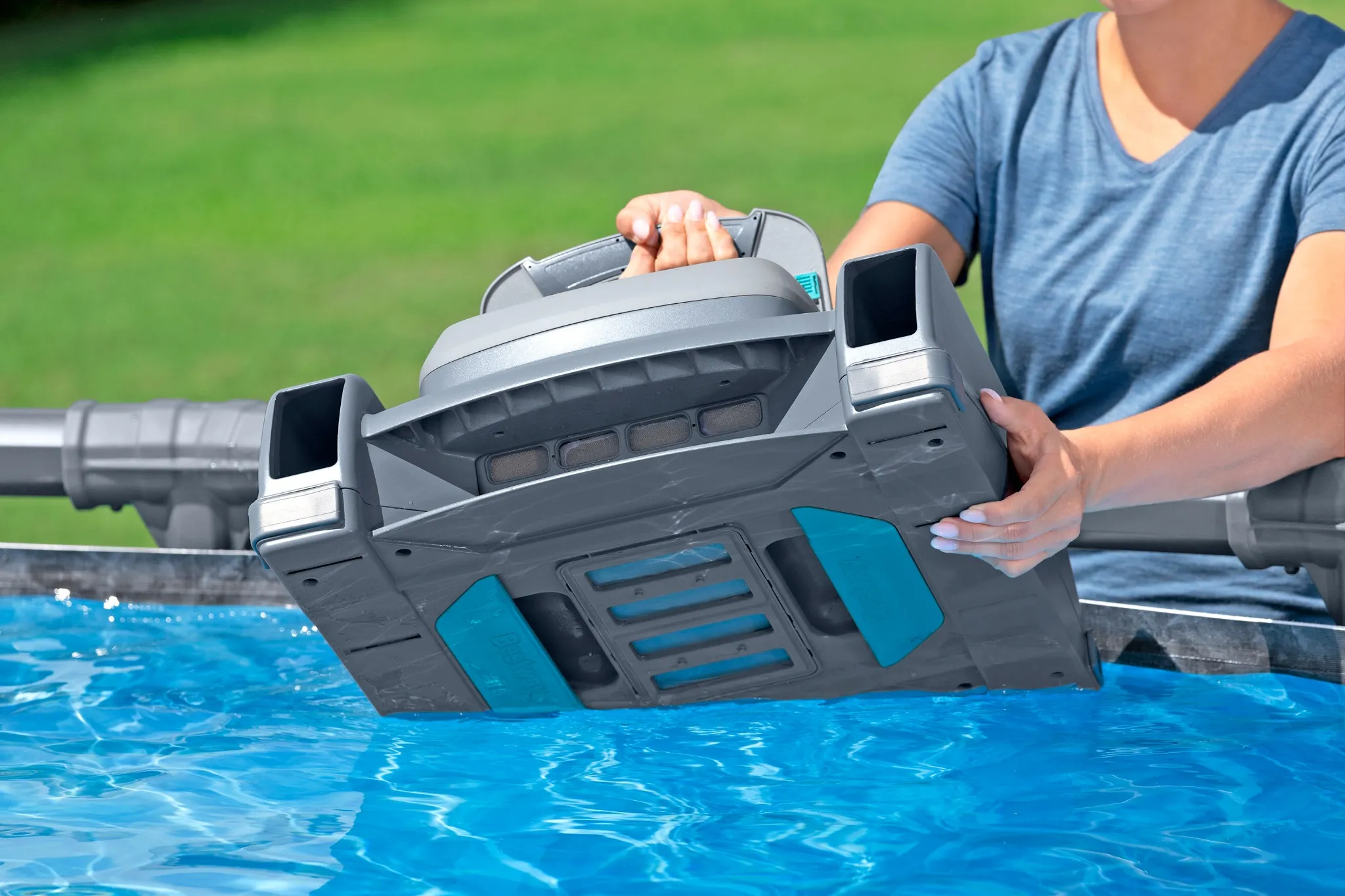 Bestway Auto Poolroboter Aquatronix G300 mit Oberflächenskimmer