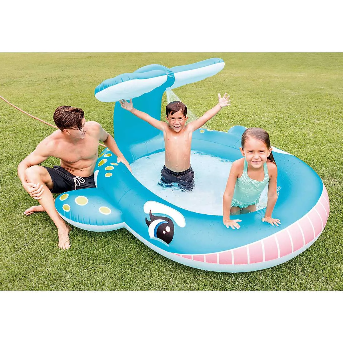 Intex Planschbecken - Whale 201x196x91cm