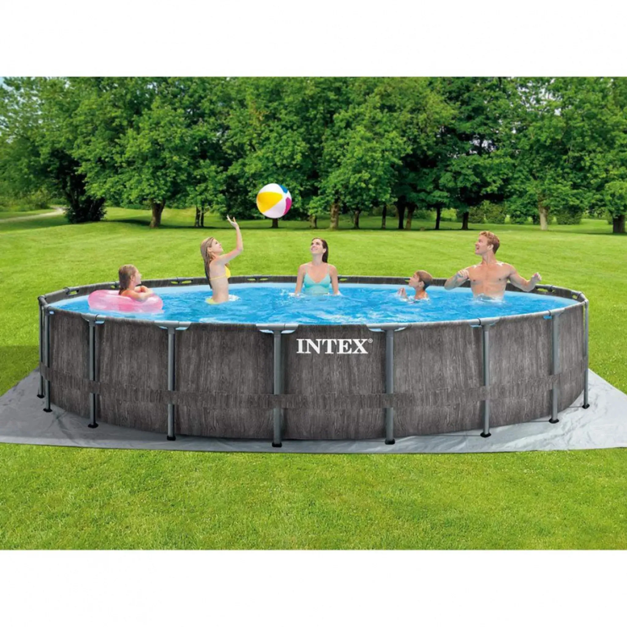 INTEX Greywood Prism Frame Pool 549x122cm