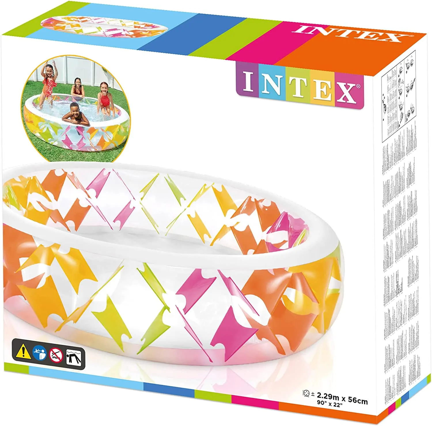 Intex Planschbecken - Pinwheel 229x56cm