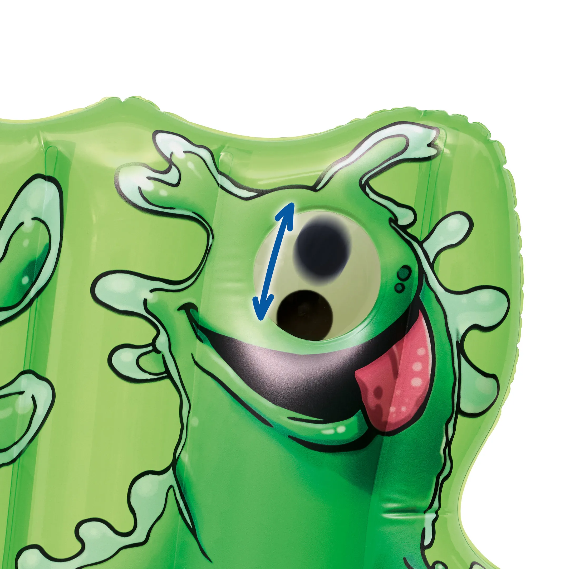 Happy People 16692 Kinderluftmatratze Monsterstarker Glibberklatsch 65x64x13cm