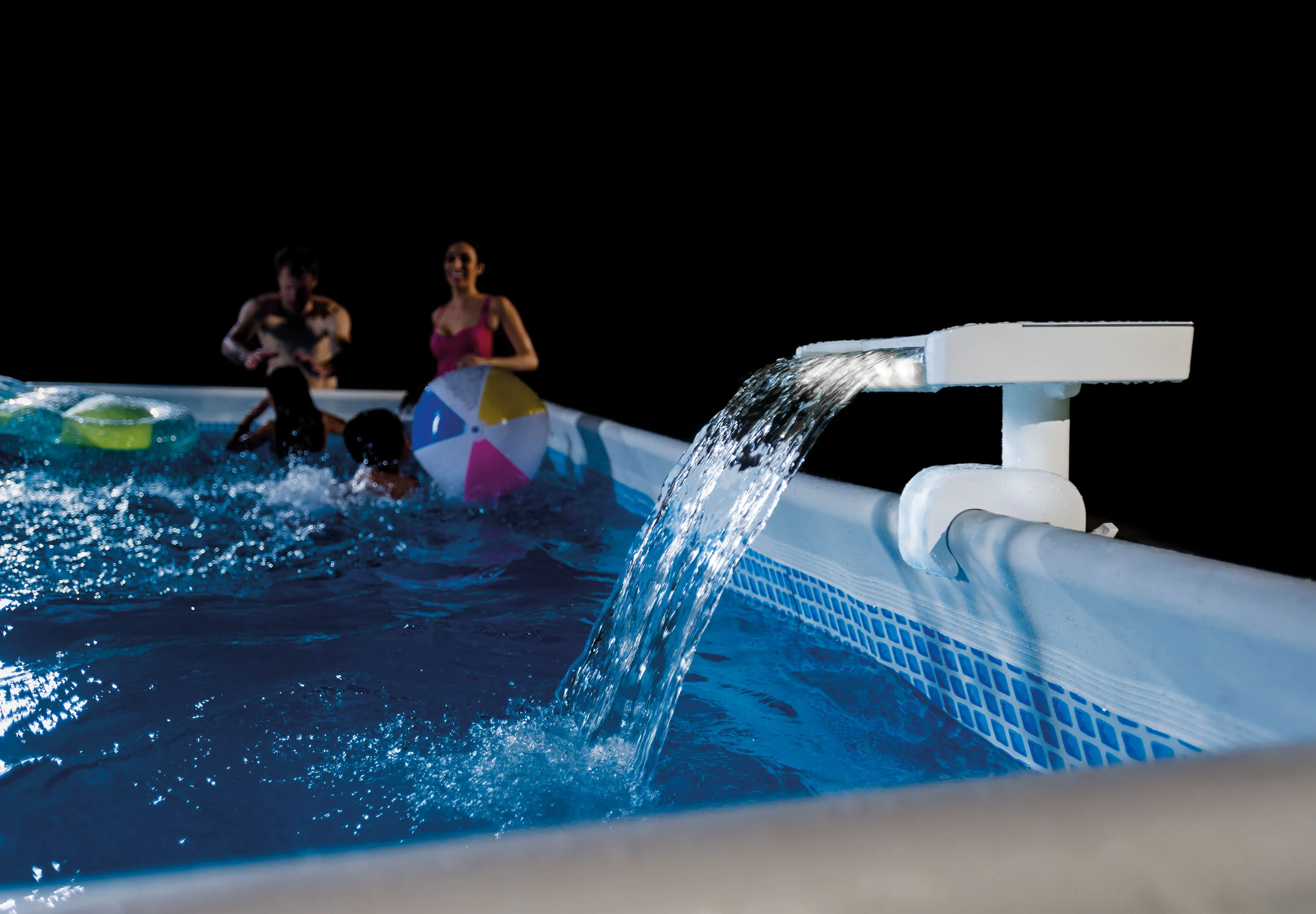 Intex 28090 - Multi-Color LED Wasserfall - Cascade