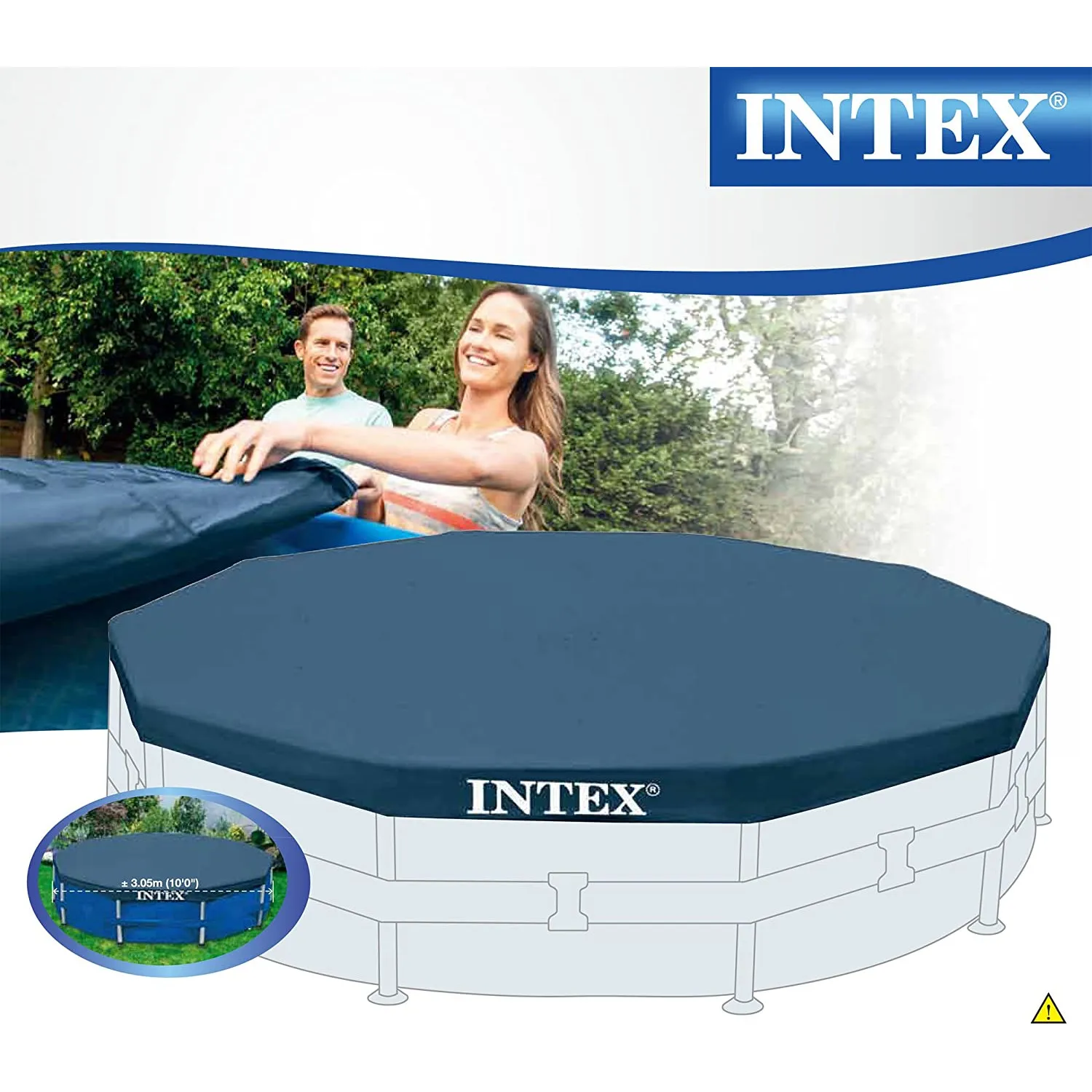 Intex Abdeckplane für Frame Pools Ø305cm
