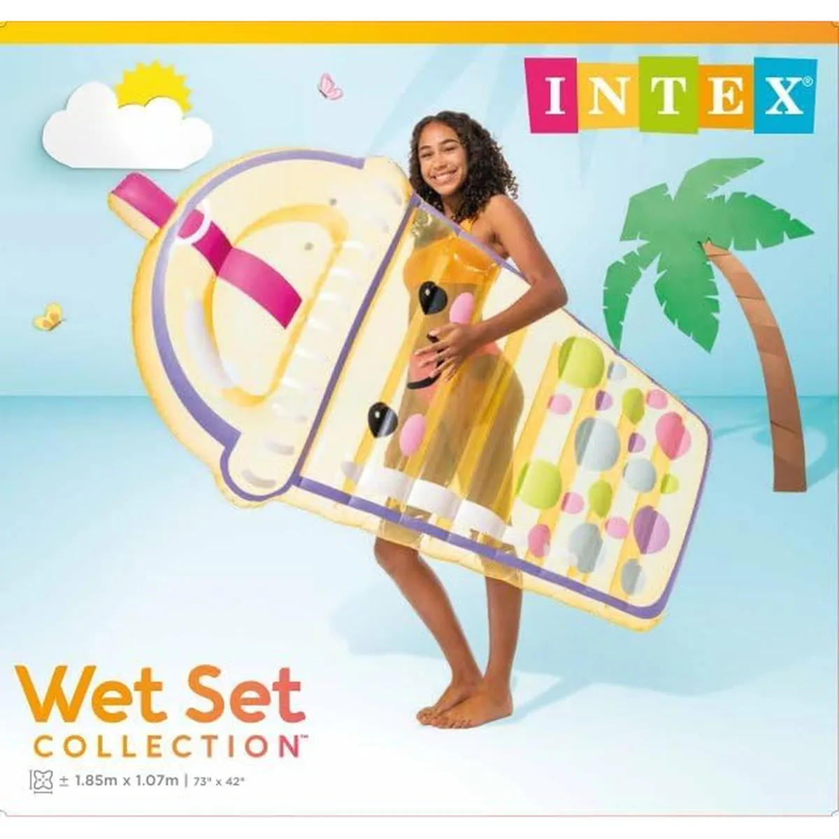 Intex 58738EU Luftmatratze - Boba Buddy Float 173x99x20cm