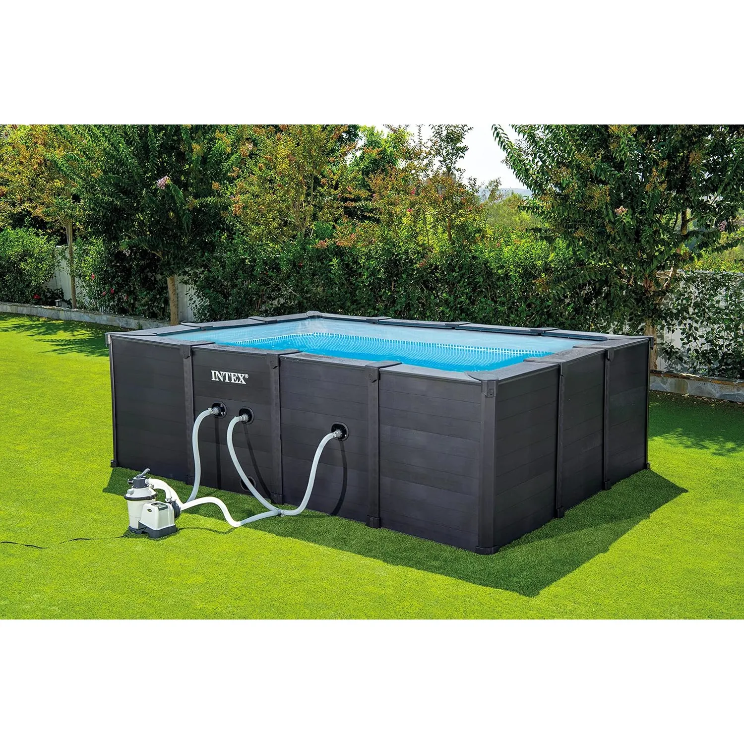 Intex 26396NP - Pool-Set - GraphiteGray 400x300x124cm