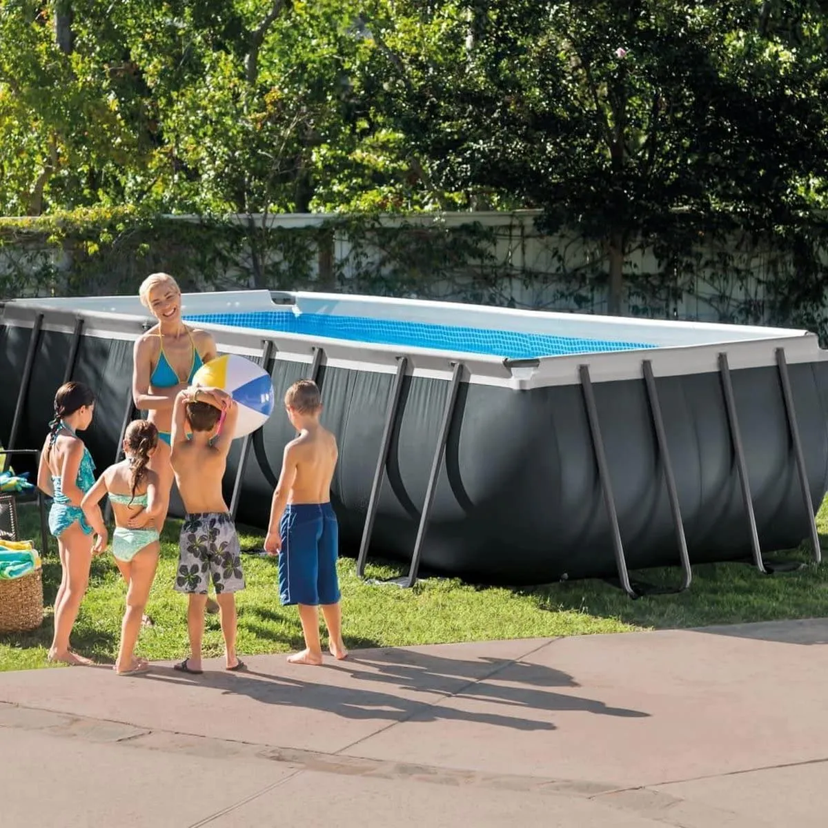 Intex 26356GN Ultra XTR Frame Pool 549x274x132cm mit Sandfilterpumpe