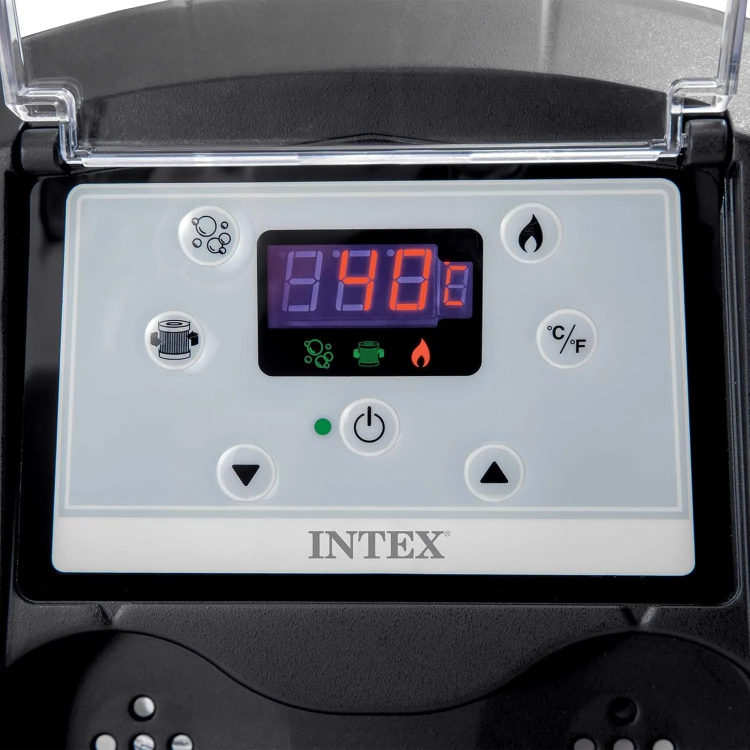 Intex 28486 Whirlpool - PureSPA Bubble, blau, Ø180 cm, 4 Personen