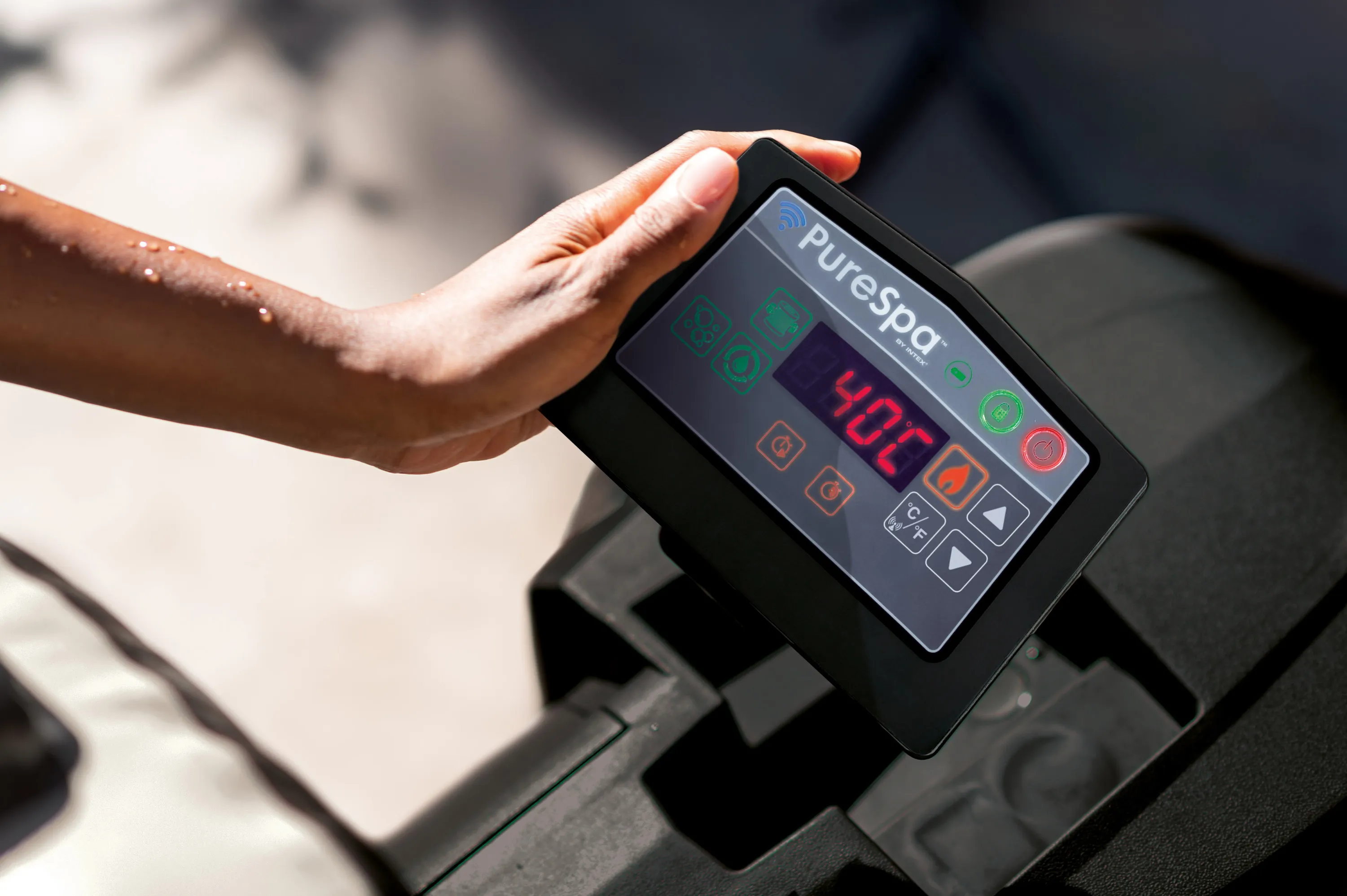 Intex 28450NP Whirlpool - PureSPA Greystone Deluxe 175x175cm