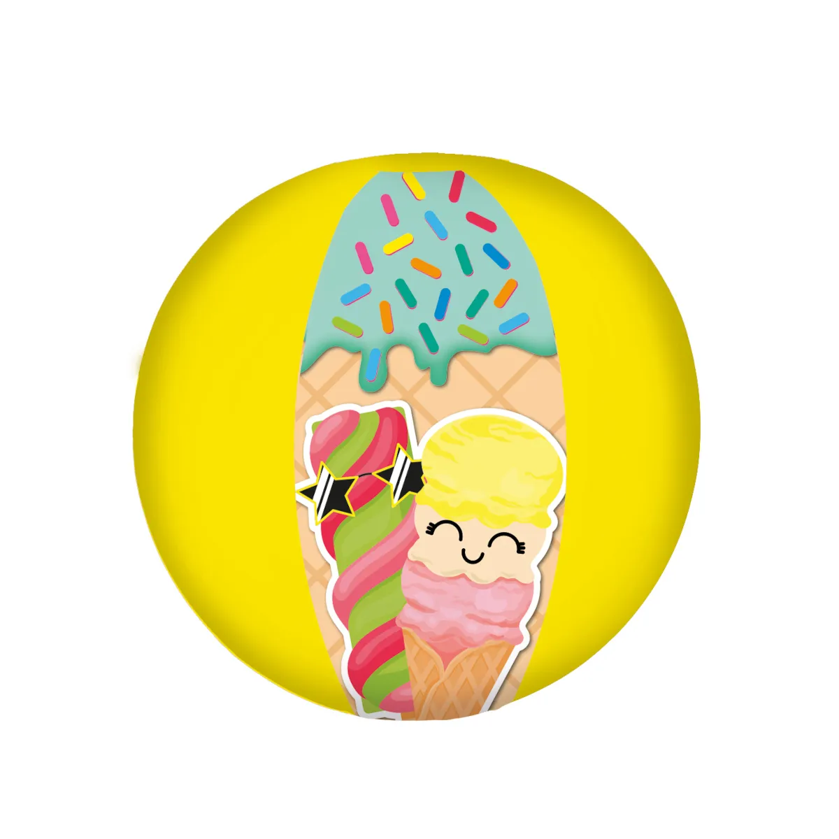 Happy People 77452 - Happy Summer Strandball Wasserball (ca. 29 cm)