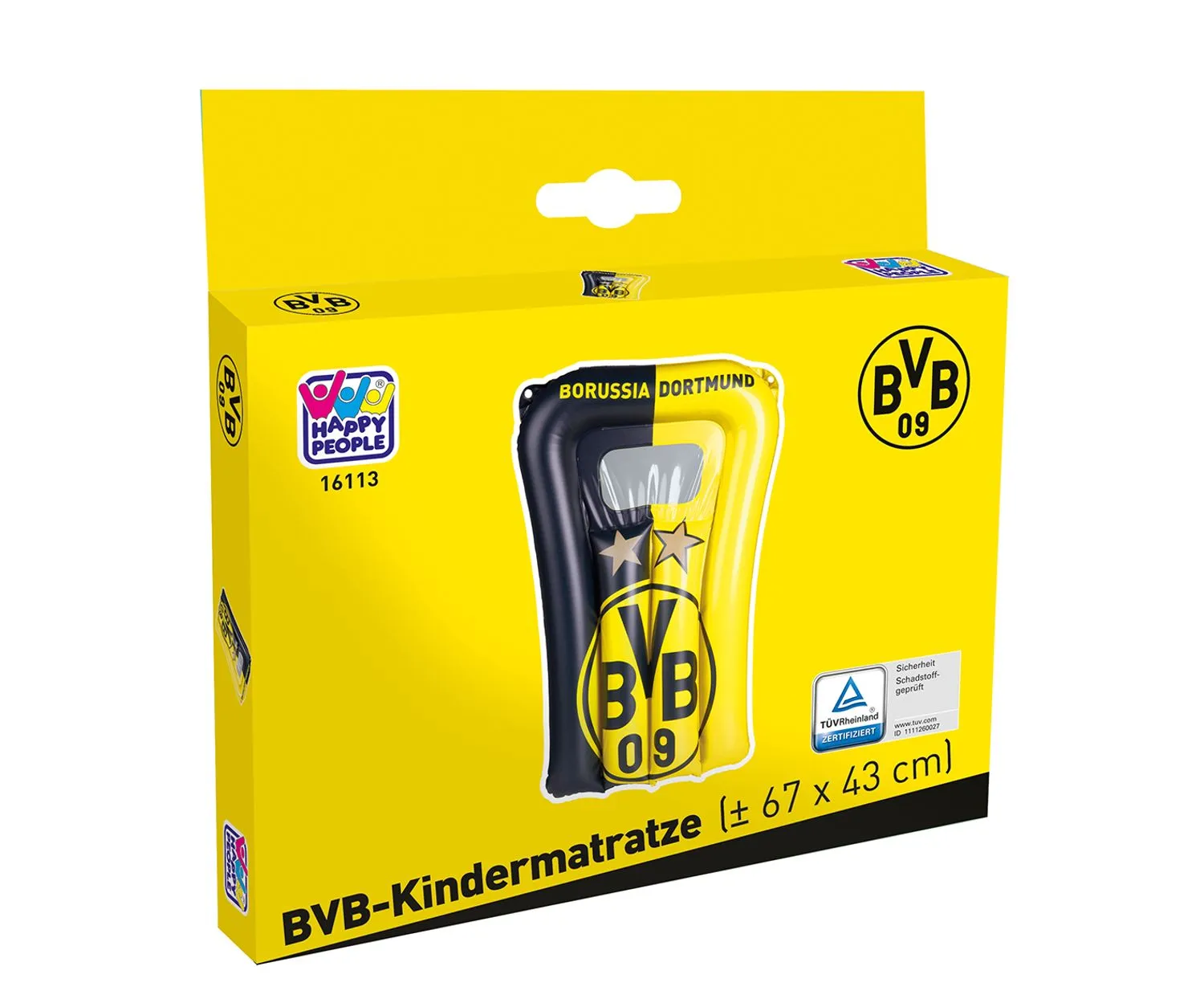 Happy People Kinder-Luftmatratze - Borussia Dortmund 67x43cm