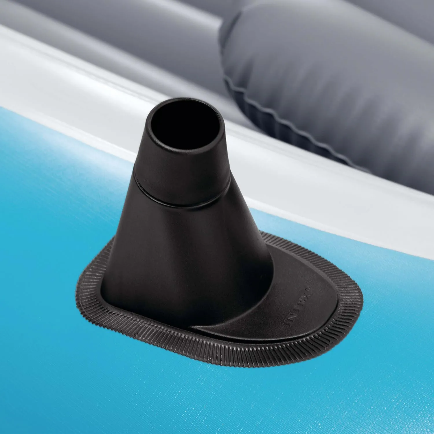 Intex Schlauchboot Excursion 4 Set inkl. Pumpe und Alu-Paddeln 315x165x43cm