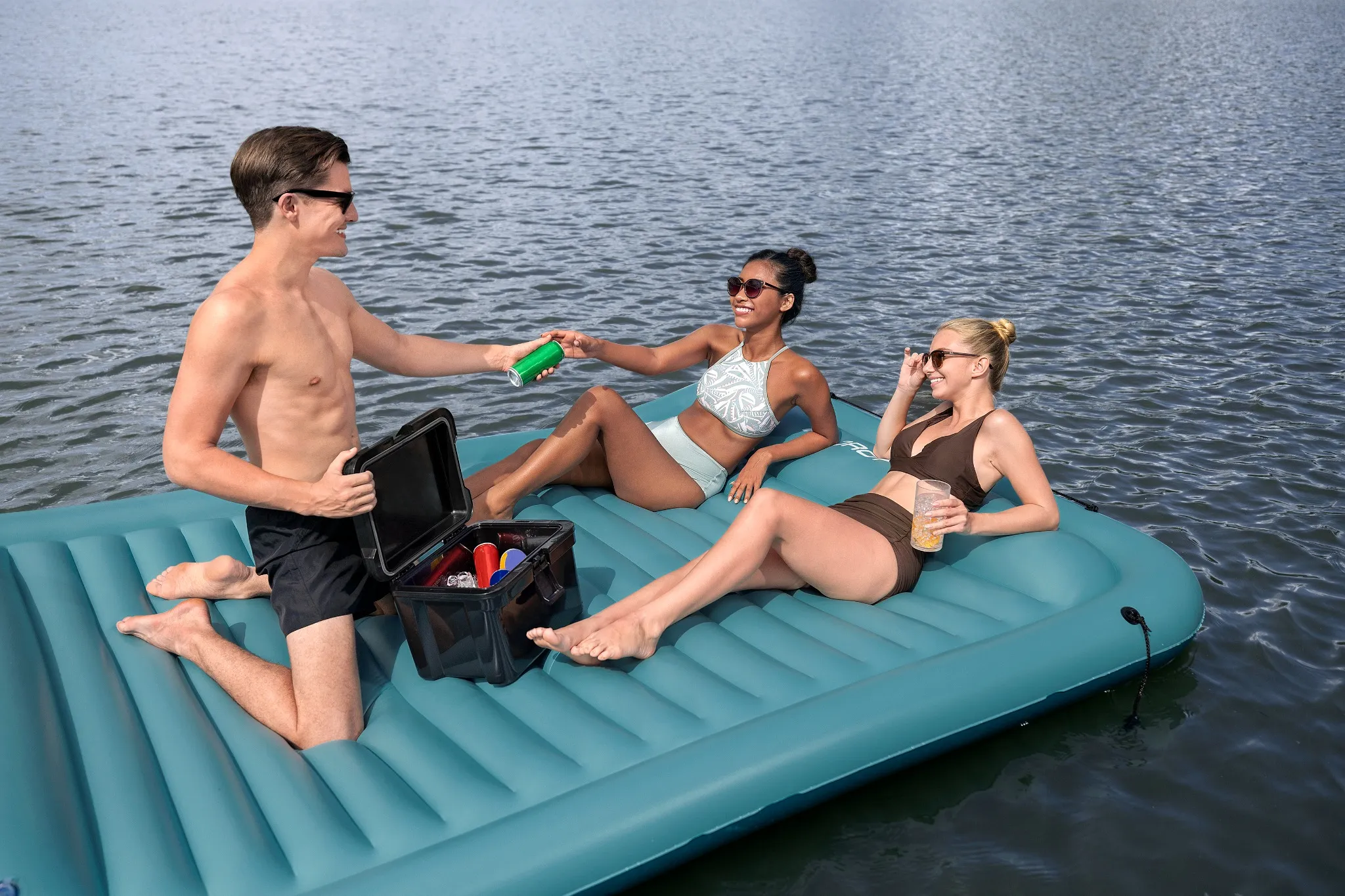 Bestway Badeinsel Hydro Force Sun Soaker 269x183x25,5cm