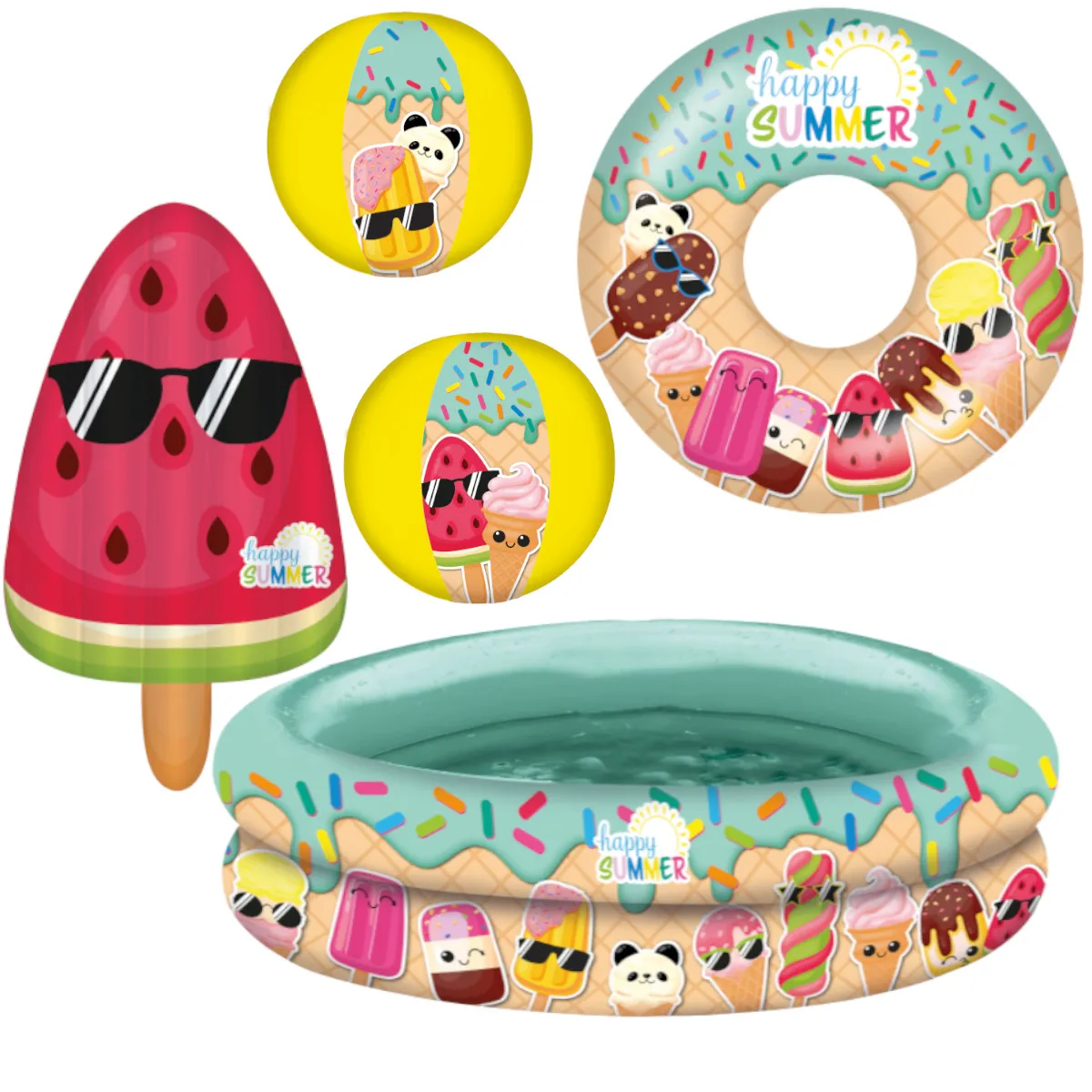 Happy People - Happy Summer Schwimmset (5-teilig)