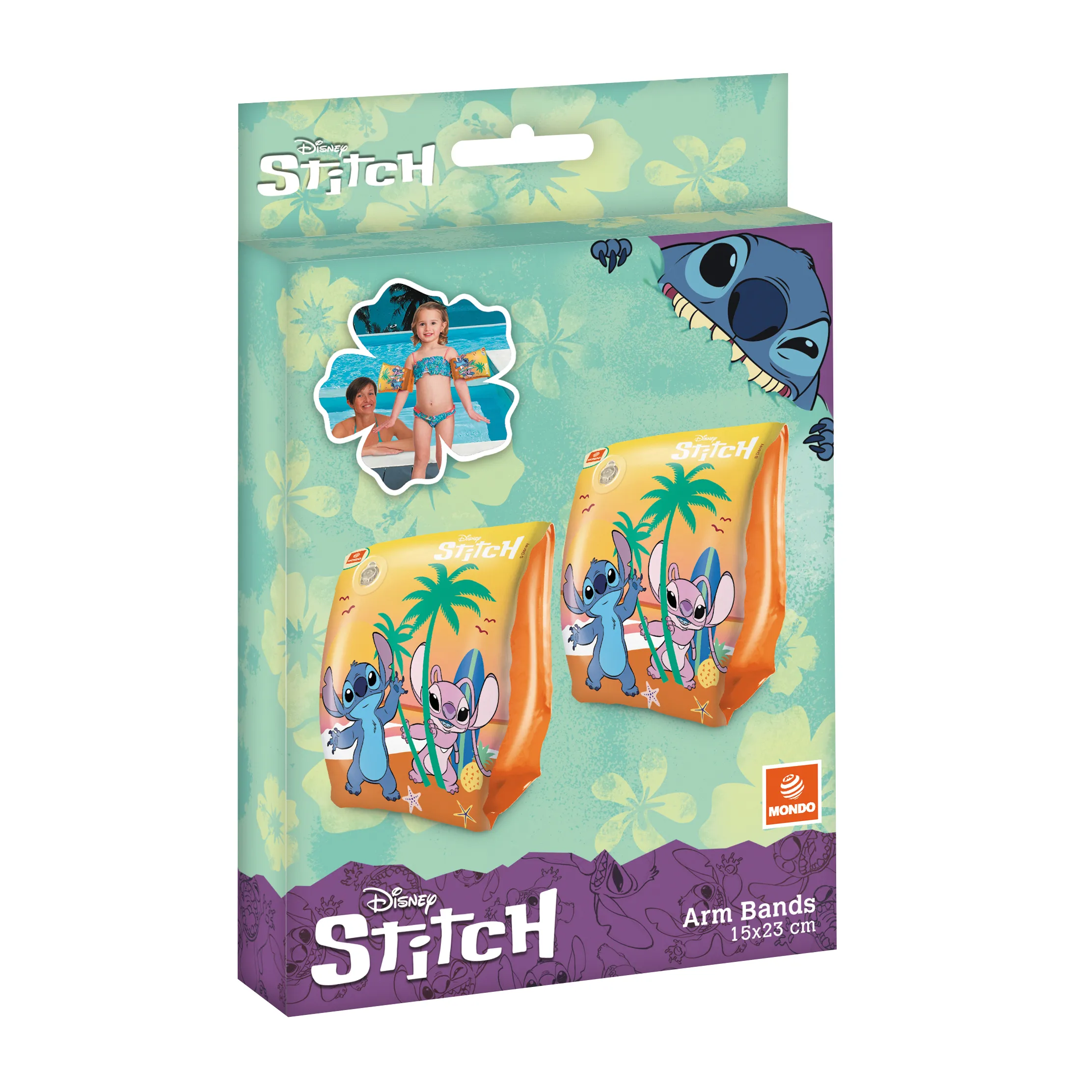 Happy People - Disney Stitch - Schwimmhilfe (15 x 23cm)