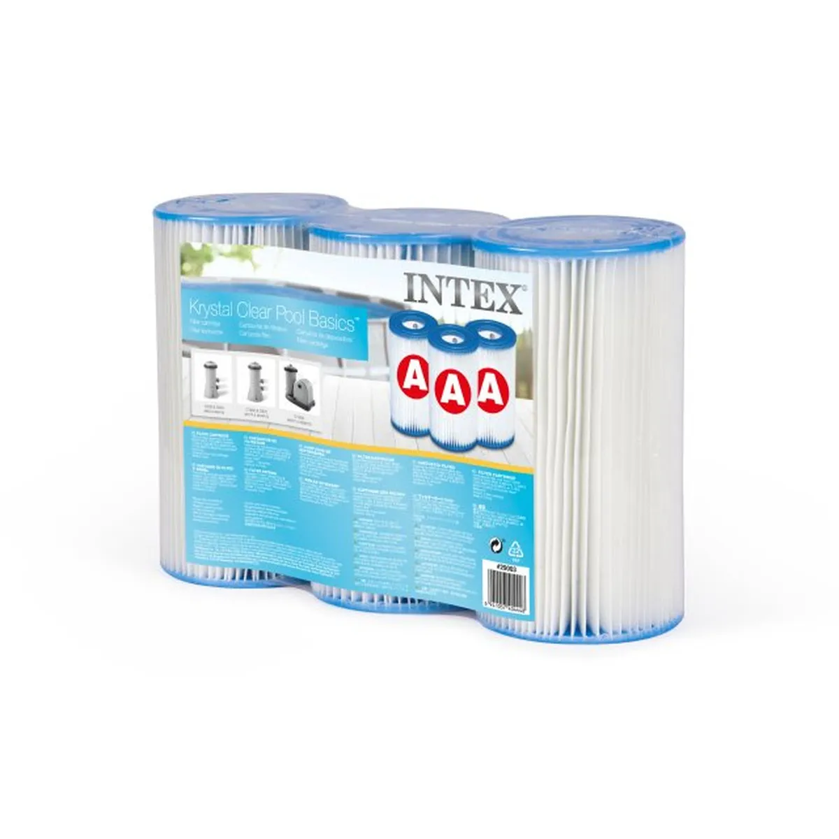 INTEX Filterkartusche Typ A, 3er Pack
