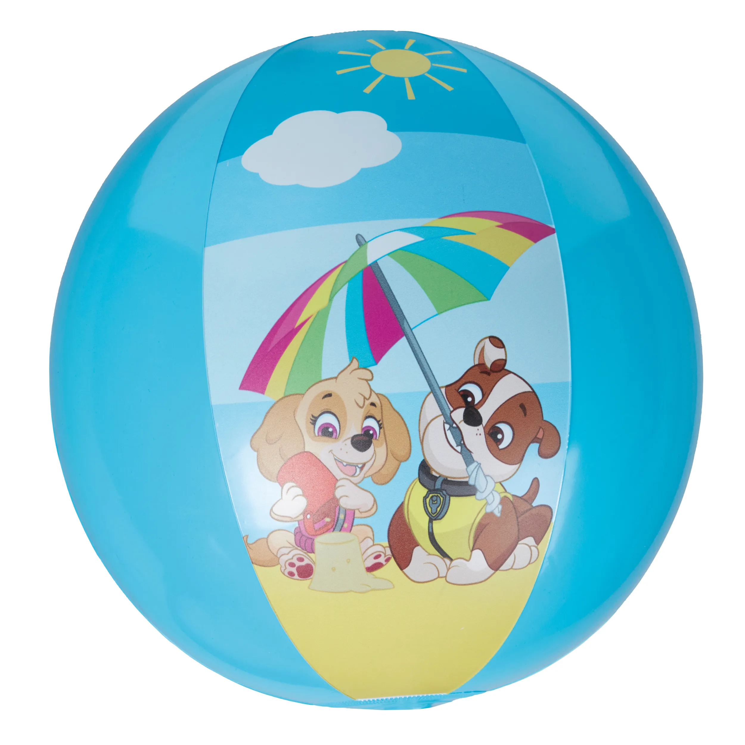 Happy People - Paw Patrol 3er Strandset - Wasserball, Schwimmring & Luftmatratze