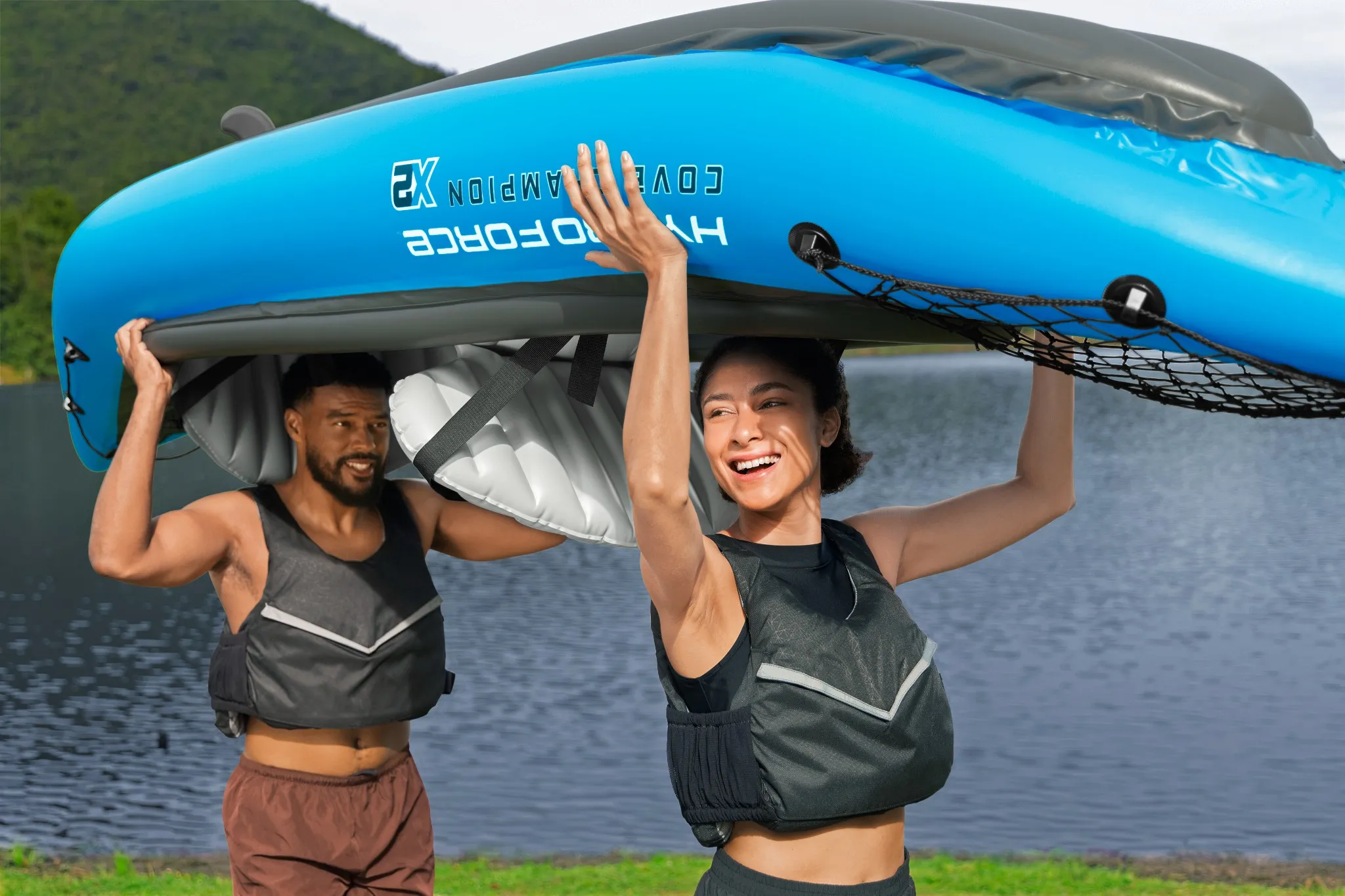 Bestway® Hydro Force® Kajak-Set Cove Champion™ X2 331x88x45cm, 2 Personen