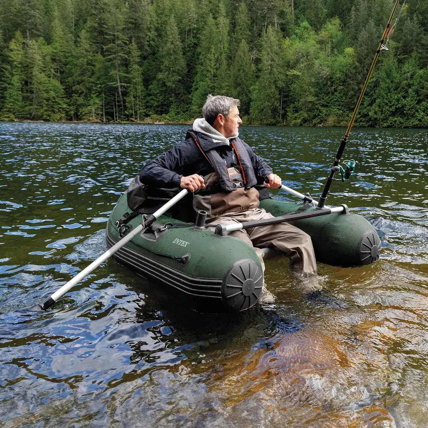 Intex Schlauchboot - Big Catch Pro Fishing Tube 165x119x38cm