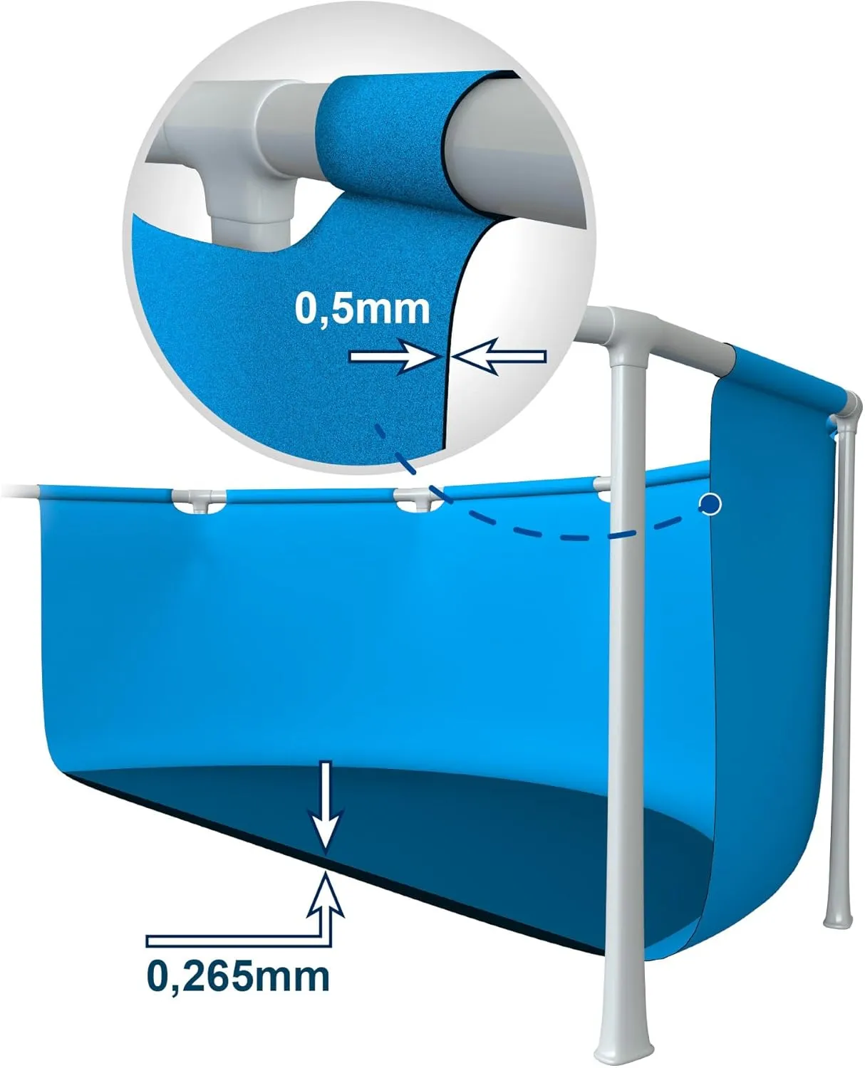 Intex Frame Pool - Beachside 305x76cm