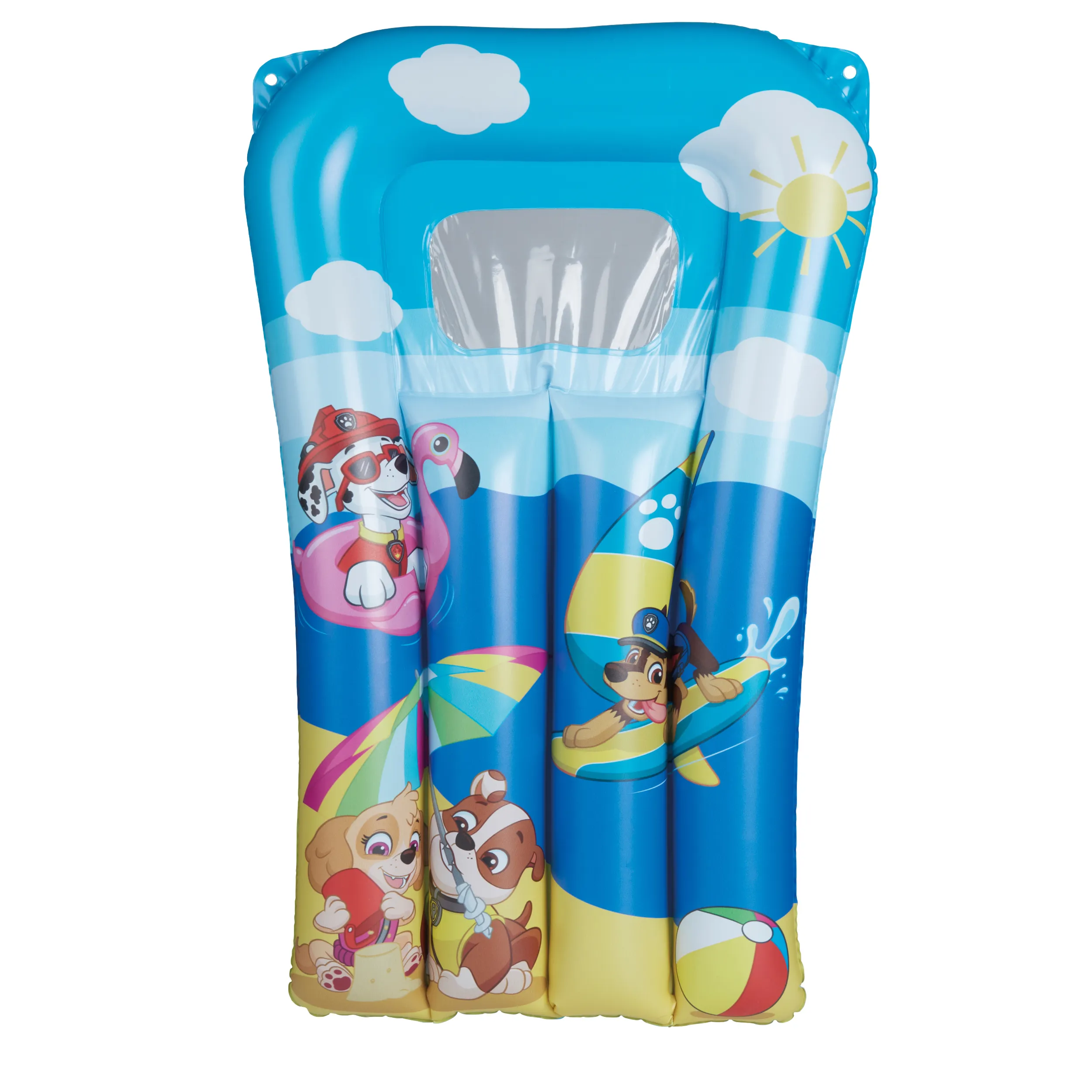 Happy People - Paw Patrol 3er Strandset - Wasserball, Schwimmring & Luftmatratze