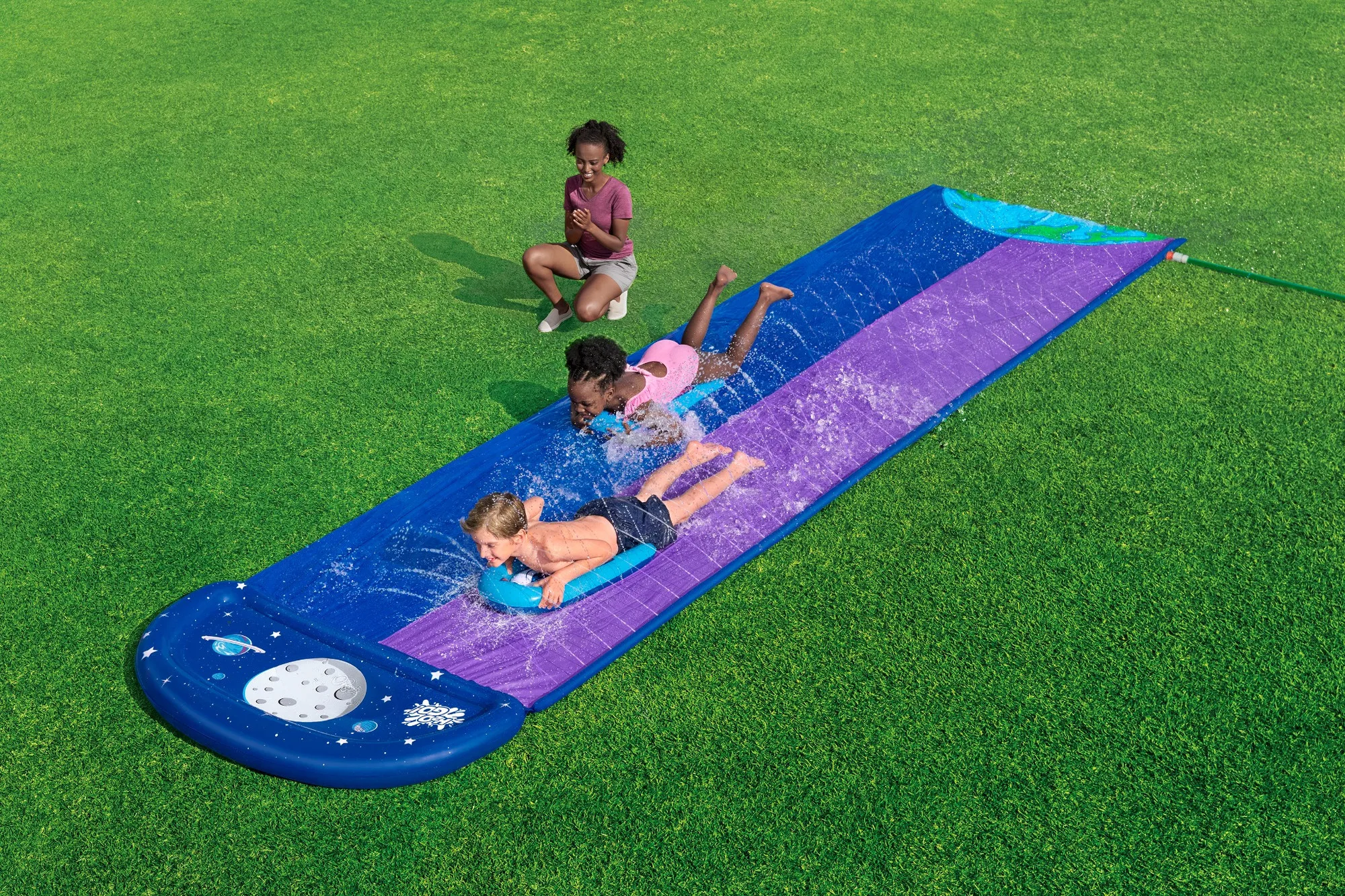 Bestway Wasserrutsche H2OGO! Lunar Launch 488x138cm)