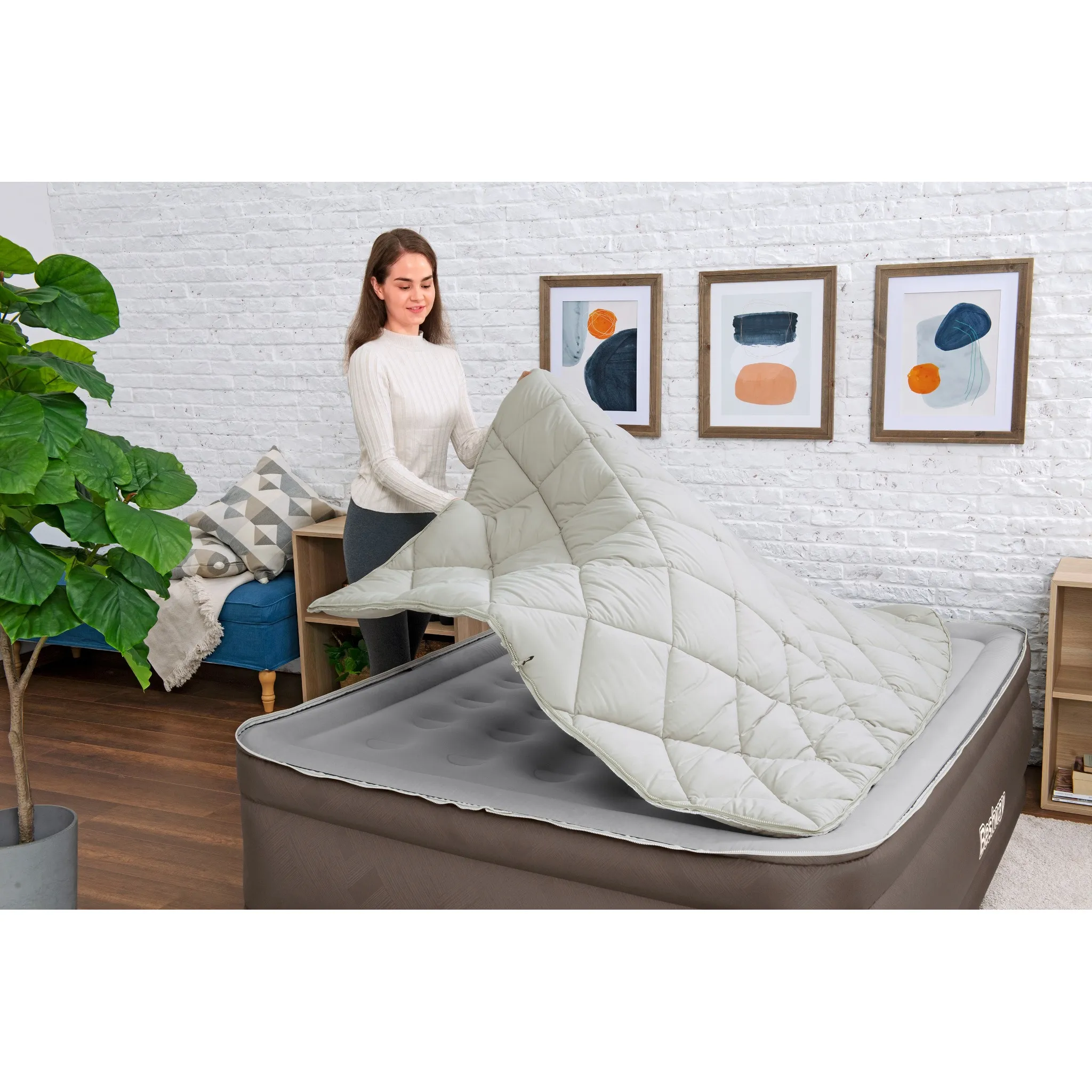 Bestway Luftbett Fortech 203x152x51cm