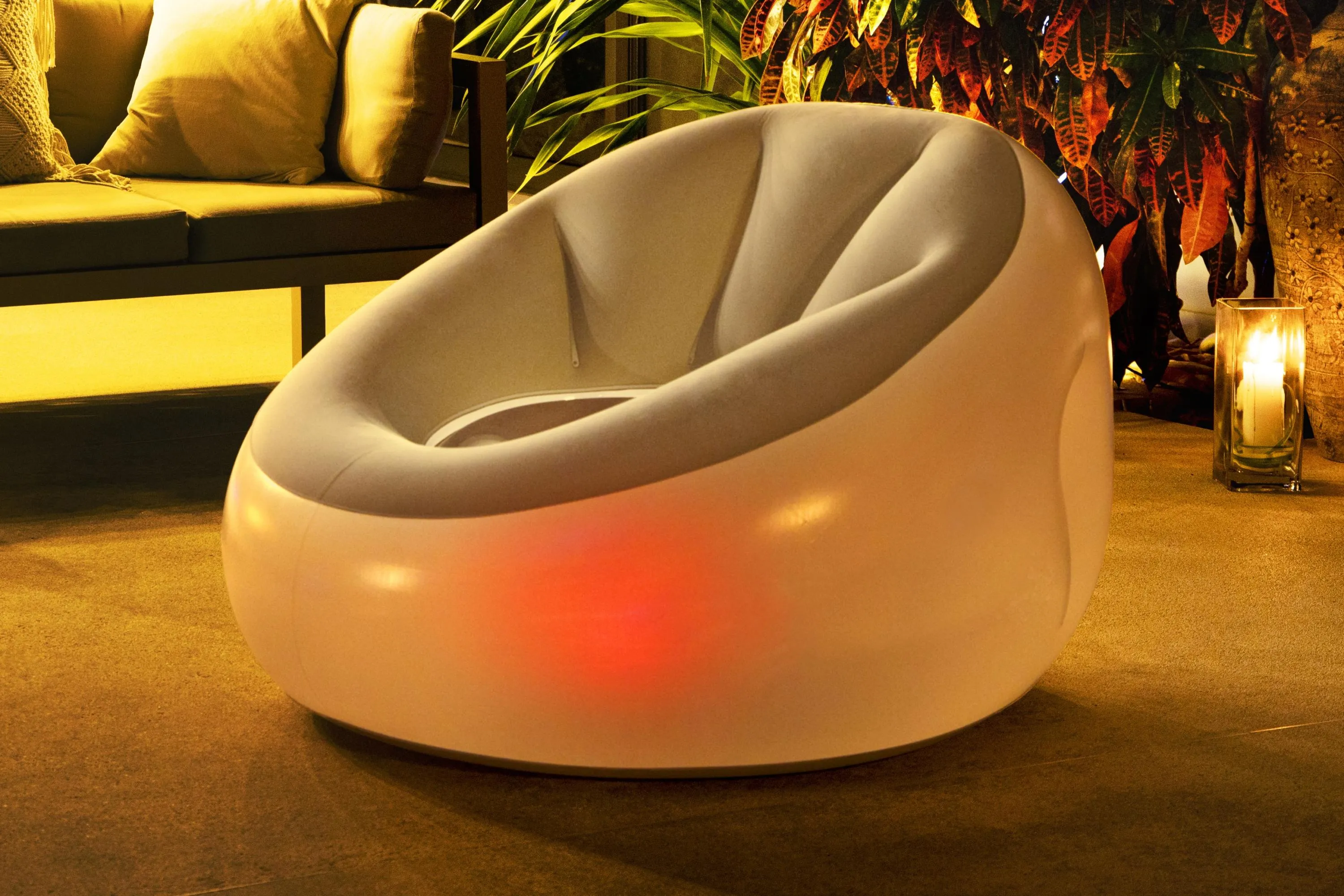 Bestway LED-Luftsessel Inflate-A-Chair 102x97x71cm