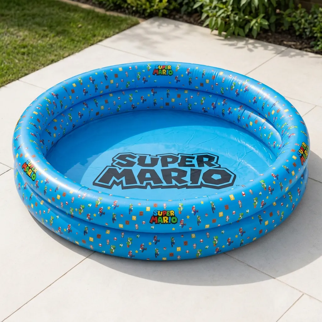 Happy People 2-Ring-Pool Super Mario Planschbecken 150x25cm