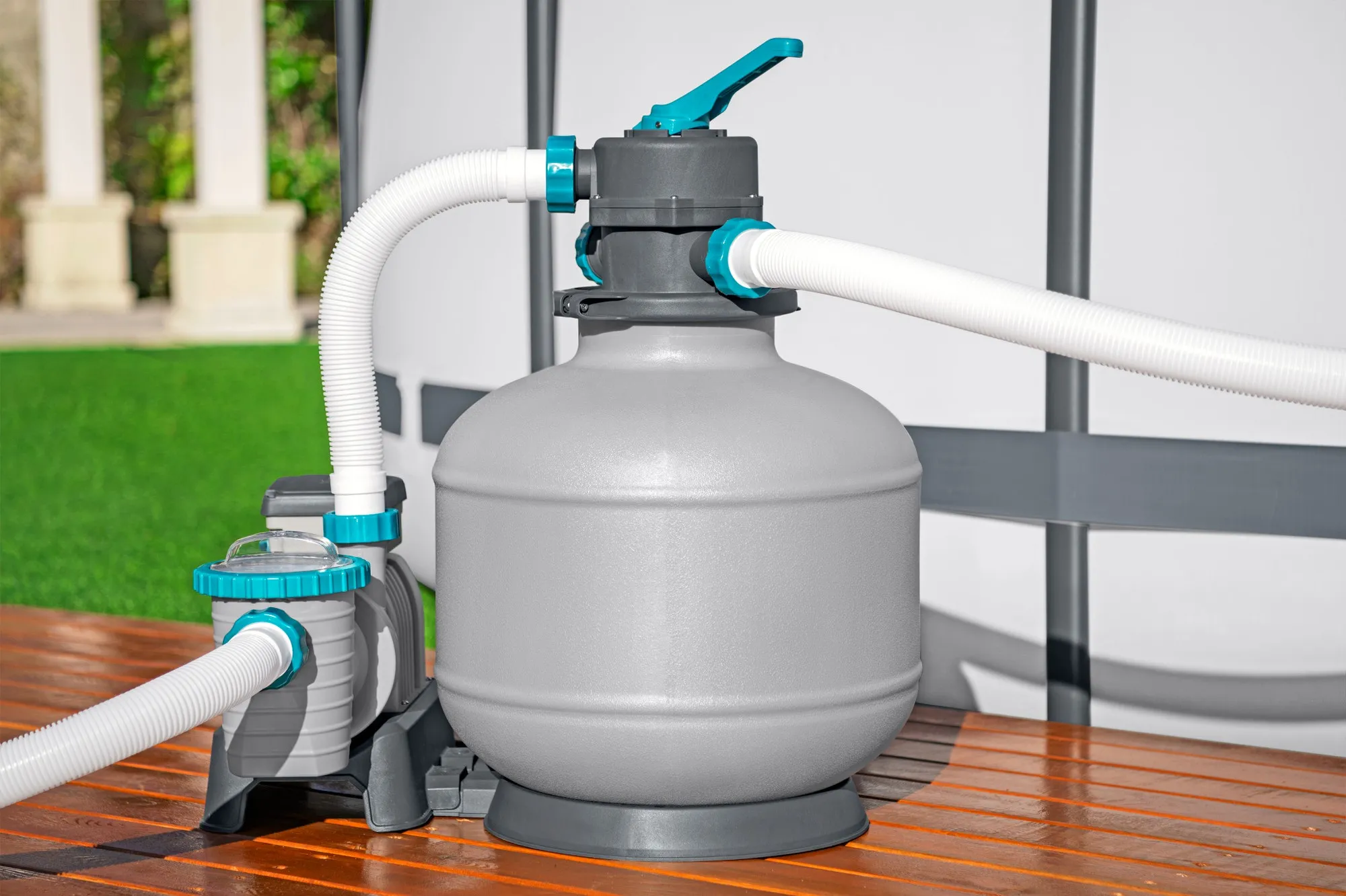 Bestway Sandfilteranlage mit Zeitschaltuhr 8.327l/h, 280W