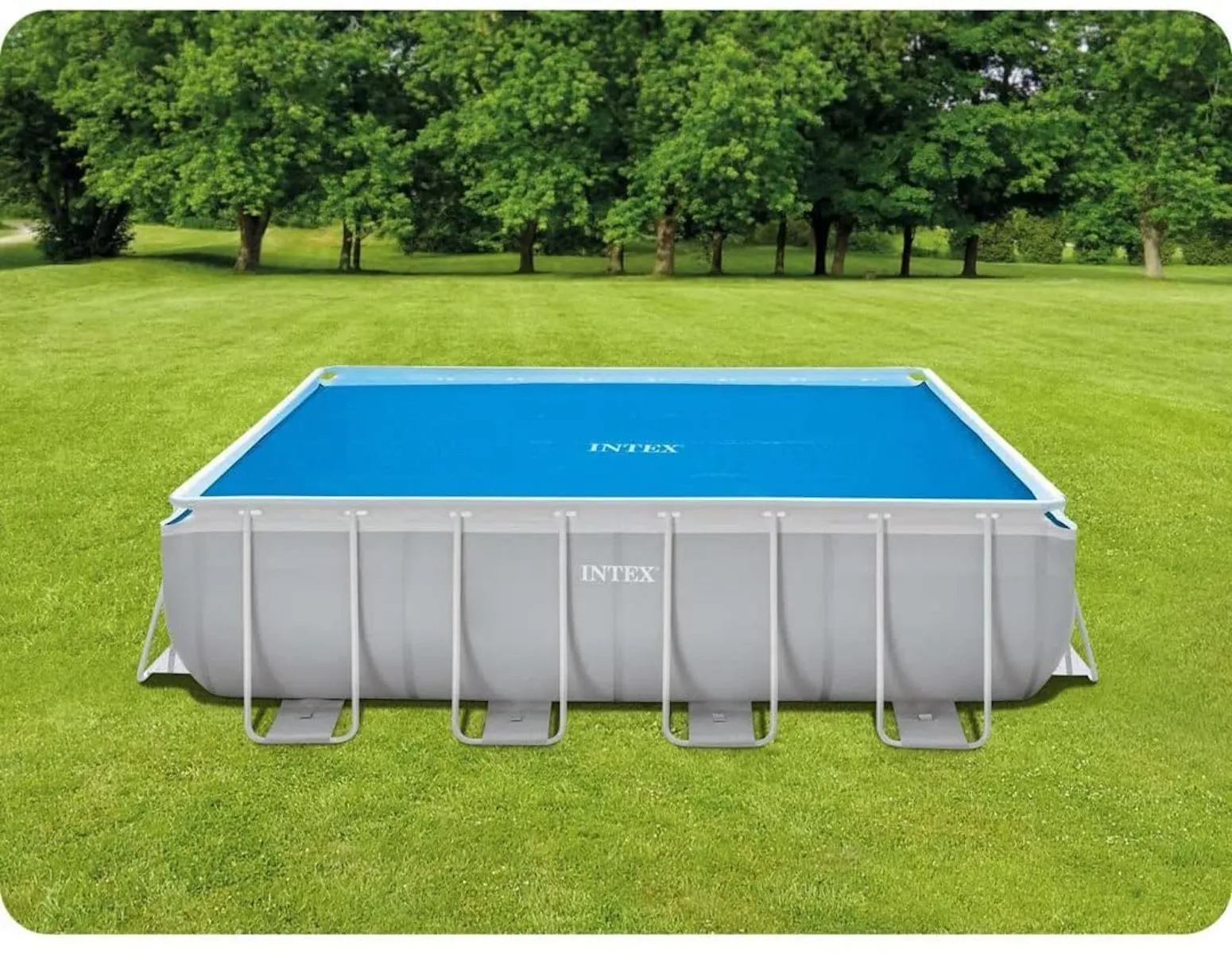 Intex 28028 Solarabdeckplane für Pools 400x200cm