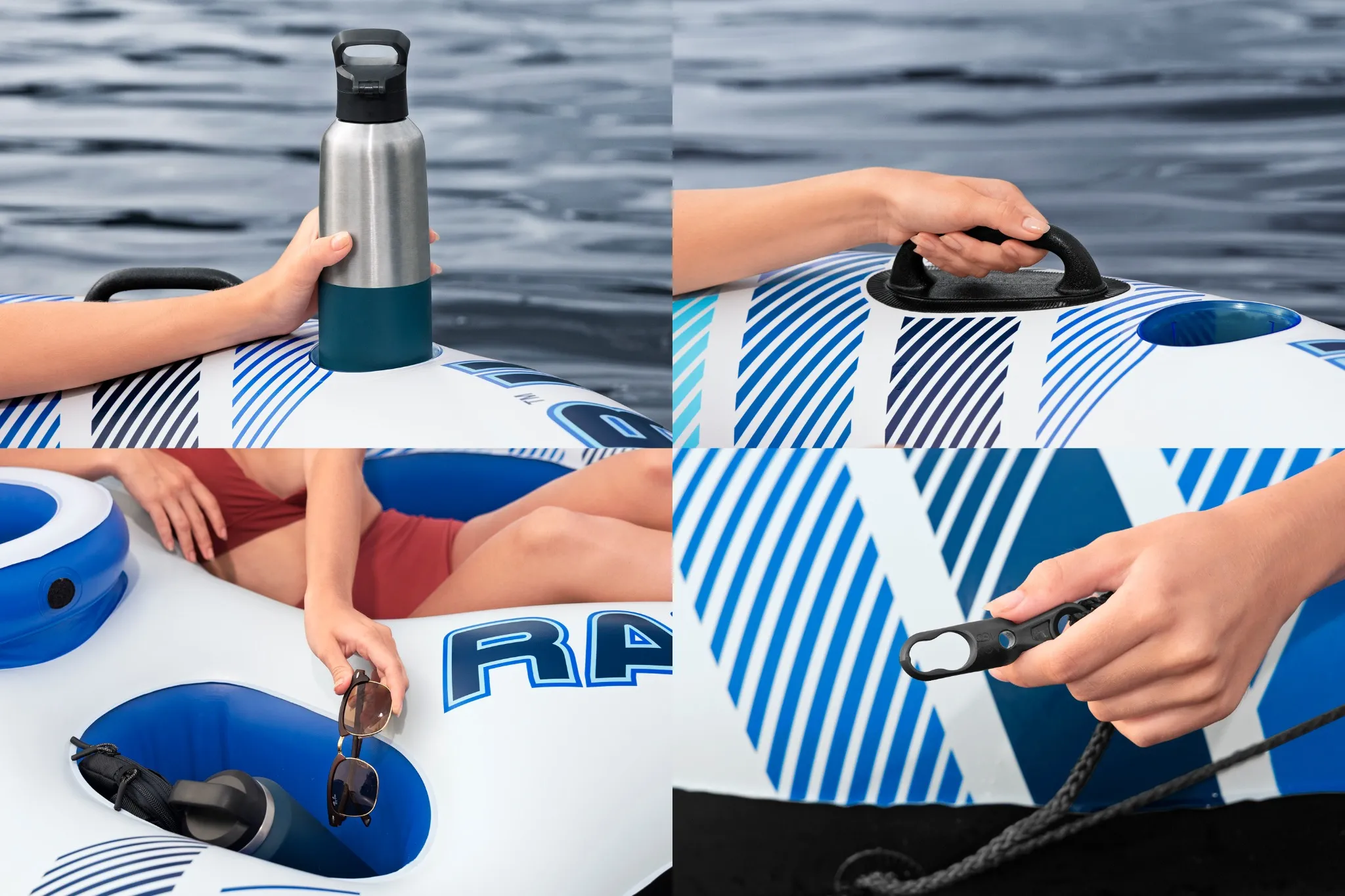 Bestway Schwimmring Hydro Force Rapid Rider II 251x132cm