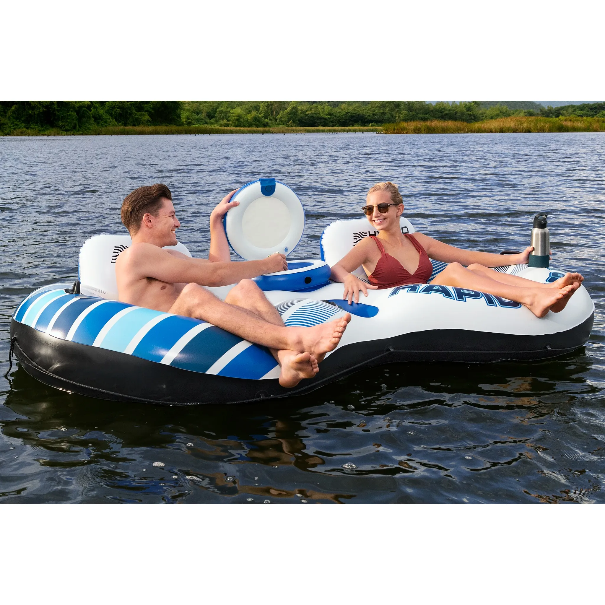 Bestway Schwimmring Hydro Force Rapid Rider II 251x132cm