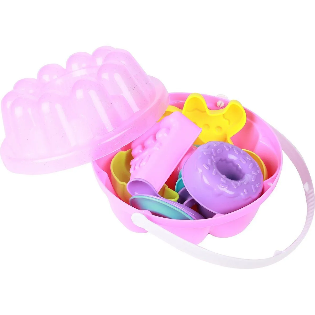 Toi-Toys - GO PLAY Strandset in Kuchenform, 13-teilig