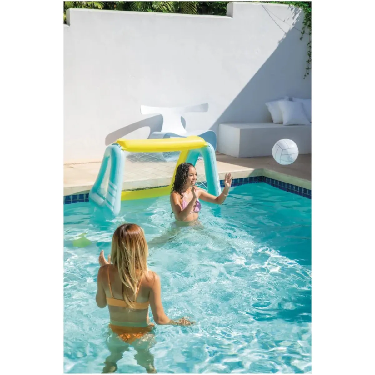 INTEX Poolgame Fun Goals mit Tor und Ball türkis, 140x89x81cm