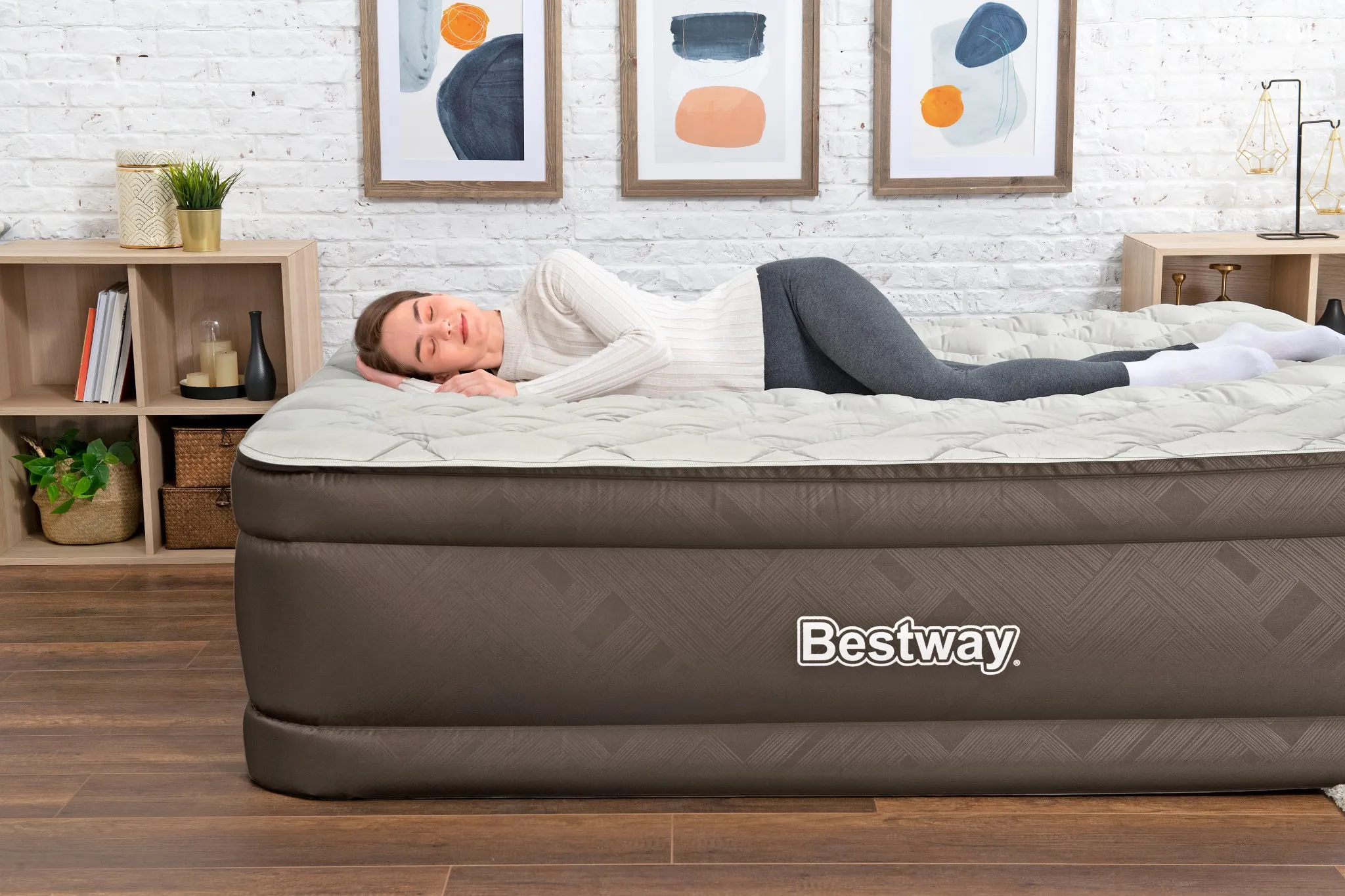 Bestway Luftbett Fortech 203x152x51cm