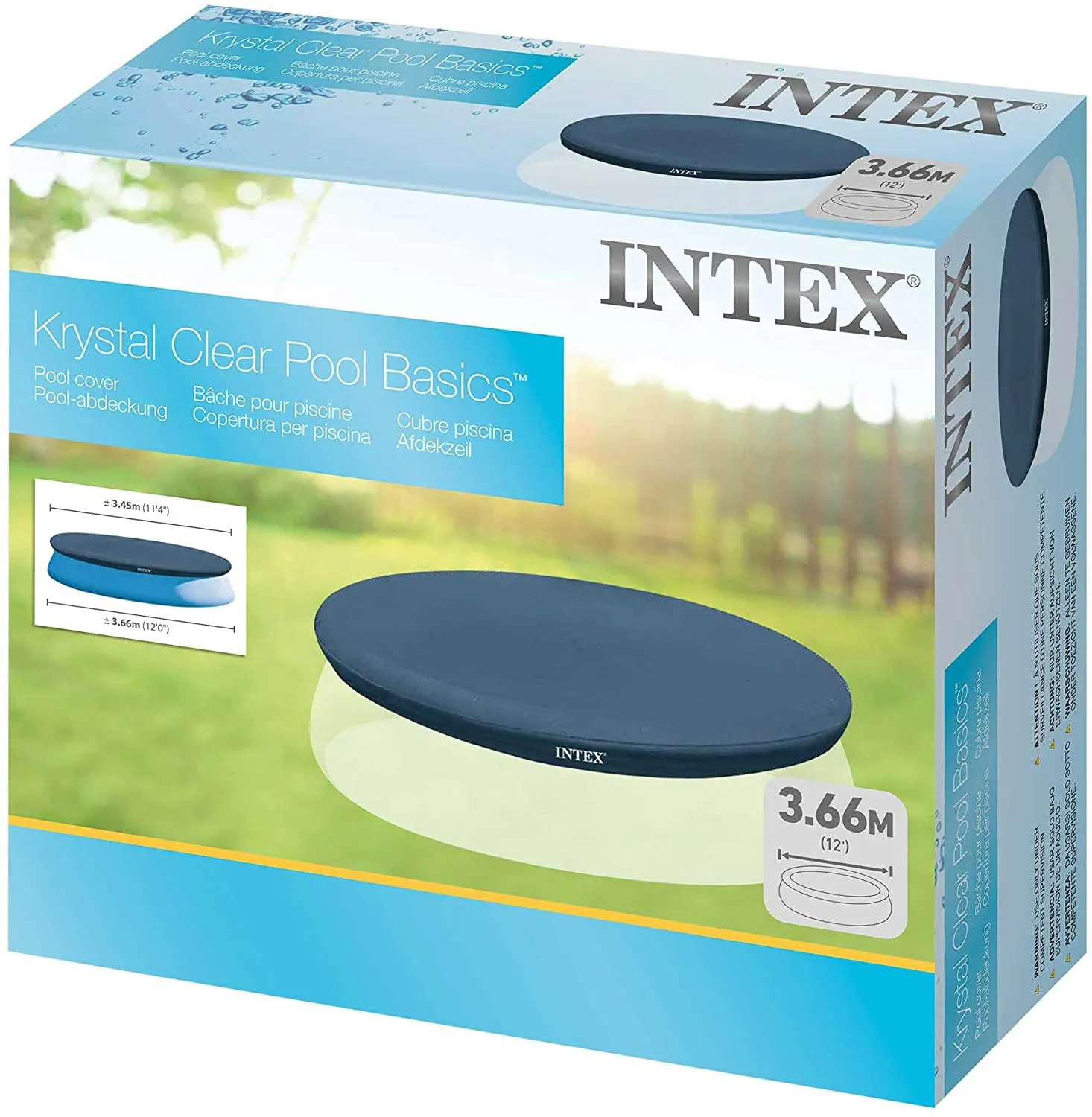 INTEX Abdeckplane für Easy Set Pools Ø 366cm