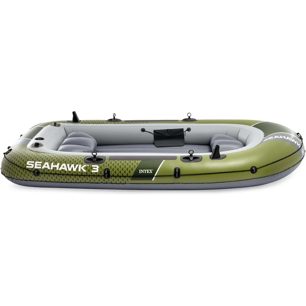 Intex Schlauchboot Seahawk 3 Set inkl. Pumpe und Alu-Paddeln 295x137x43cm